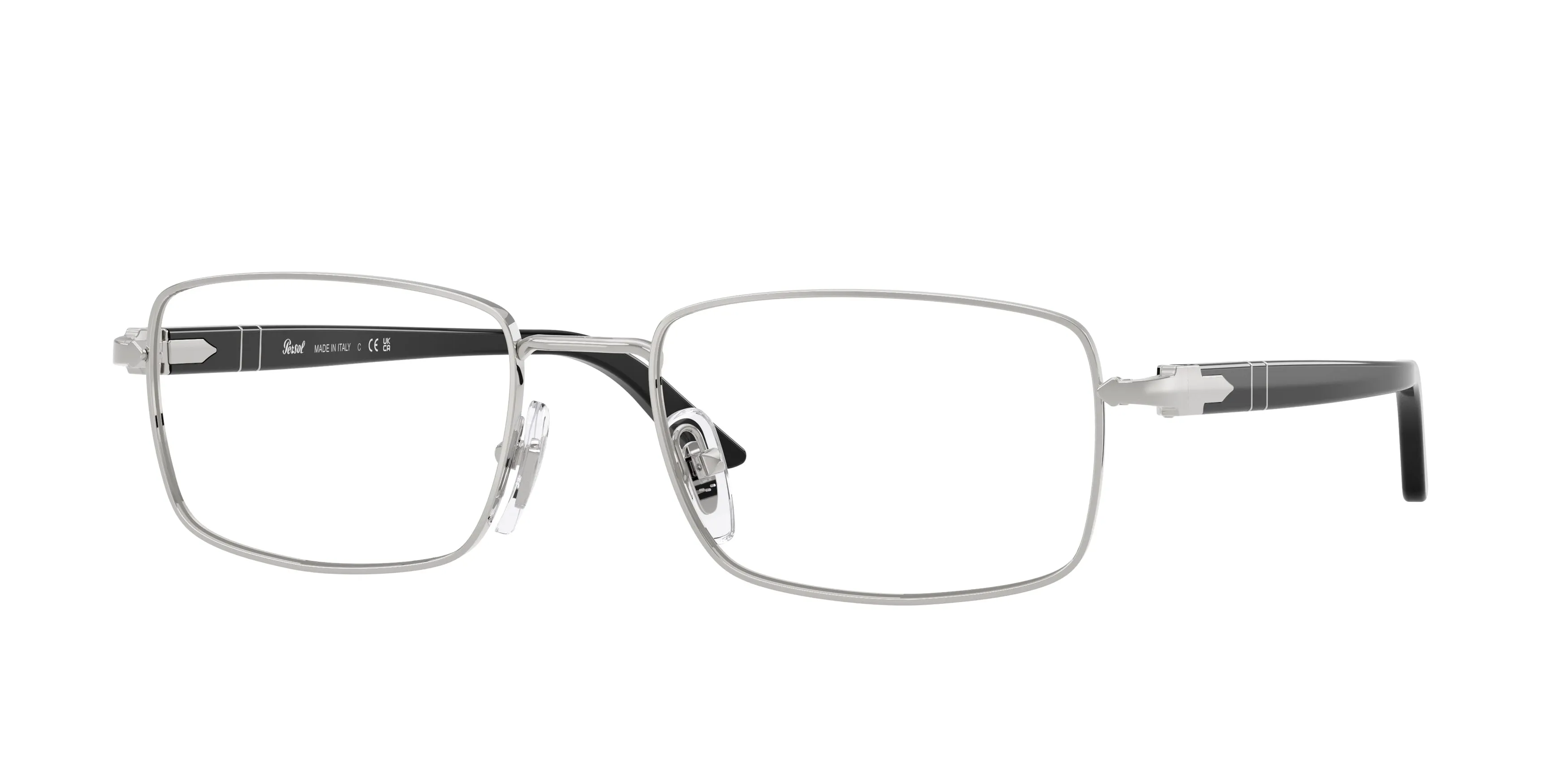 Persol PO1029V 518 Montature da vista Metallo Argento Trasparente Pillow Normale - immagine 1