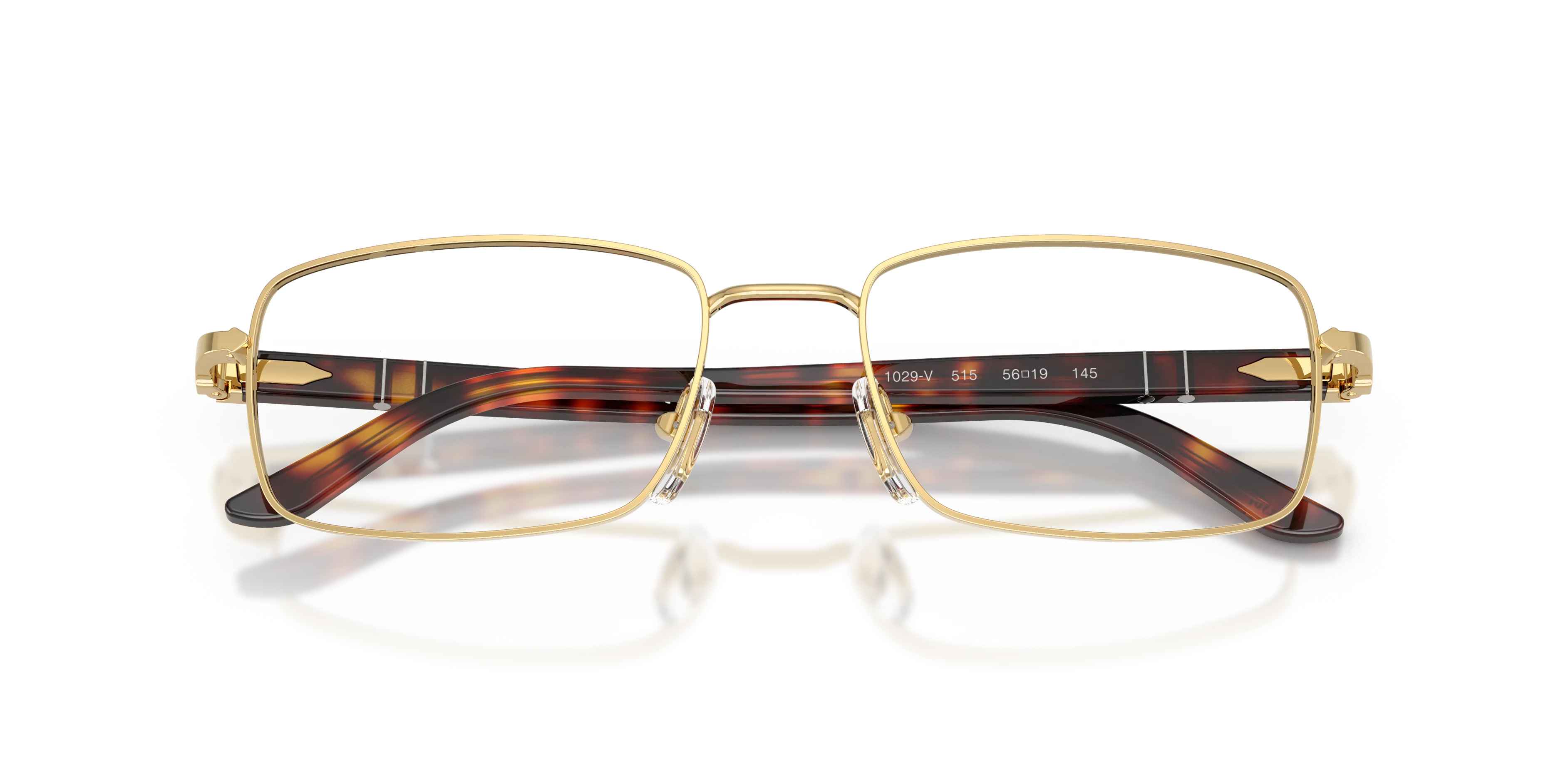 Persol PO1029V 515 Montature da vista Metallo Oro Trasparente Pillow Normale - immagine 2
