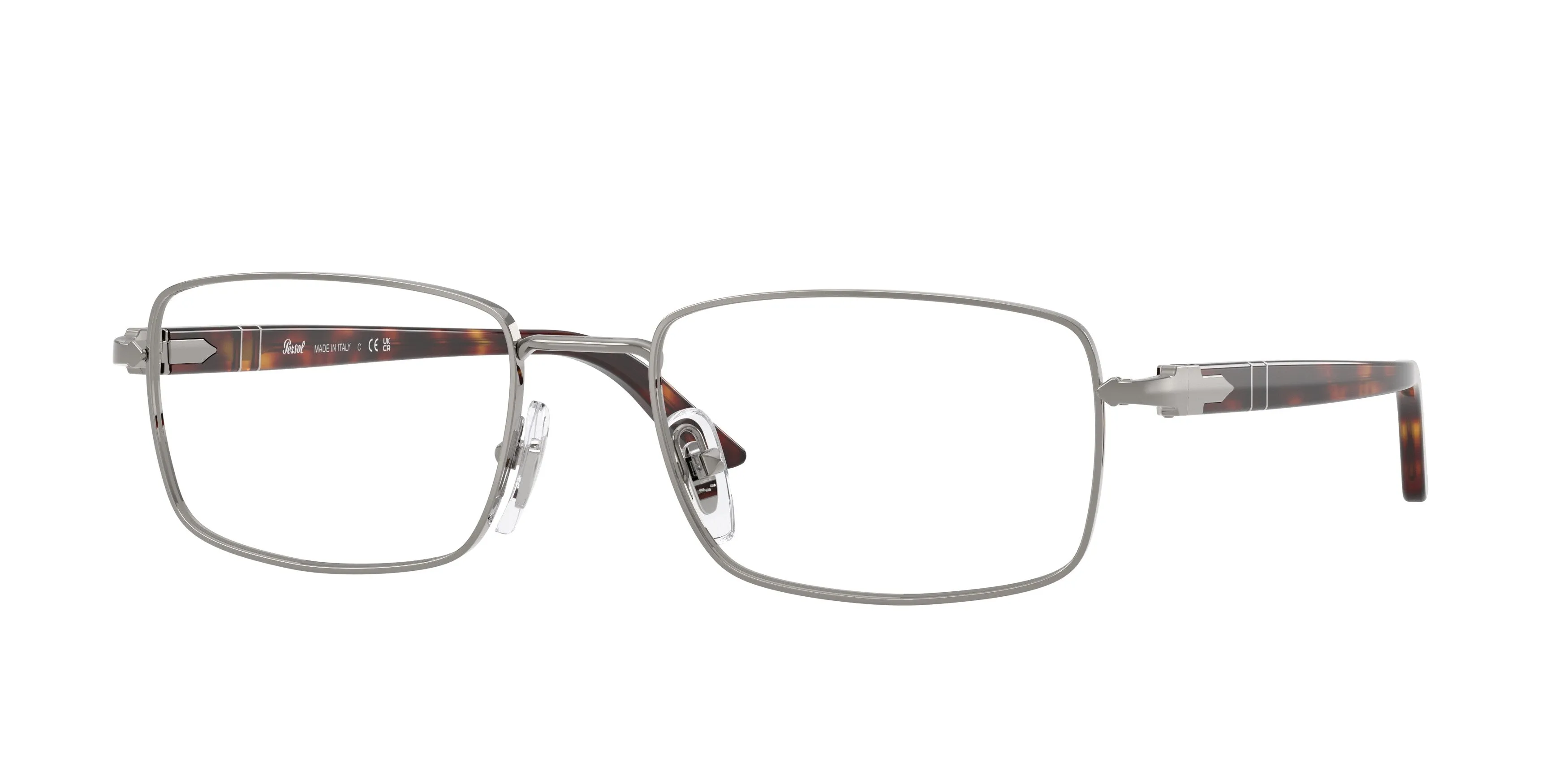 Persol PO1029V 513 Montature da vista Metallo Grigio Trasparente Pillow Normale - immagine 1