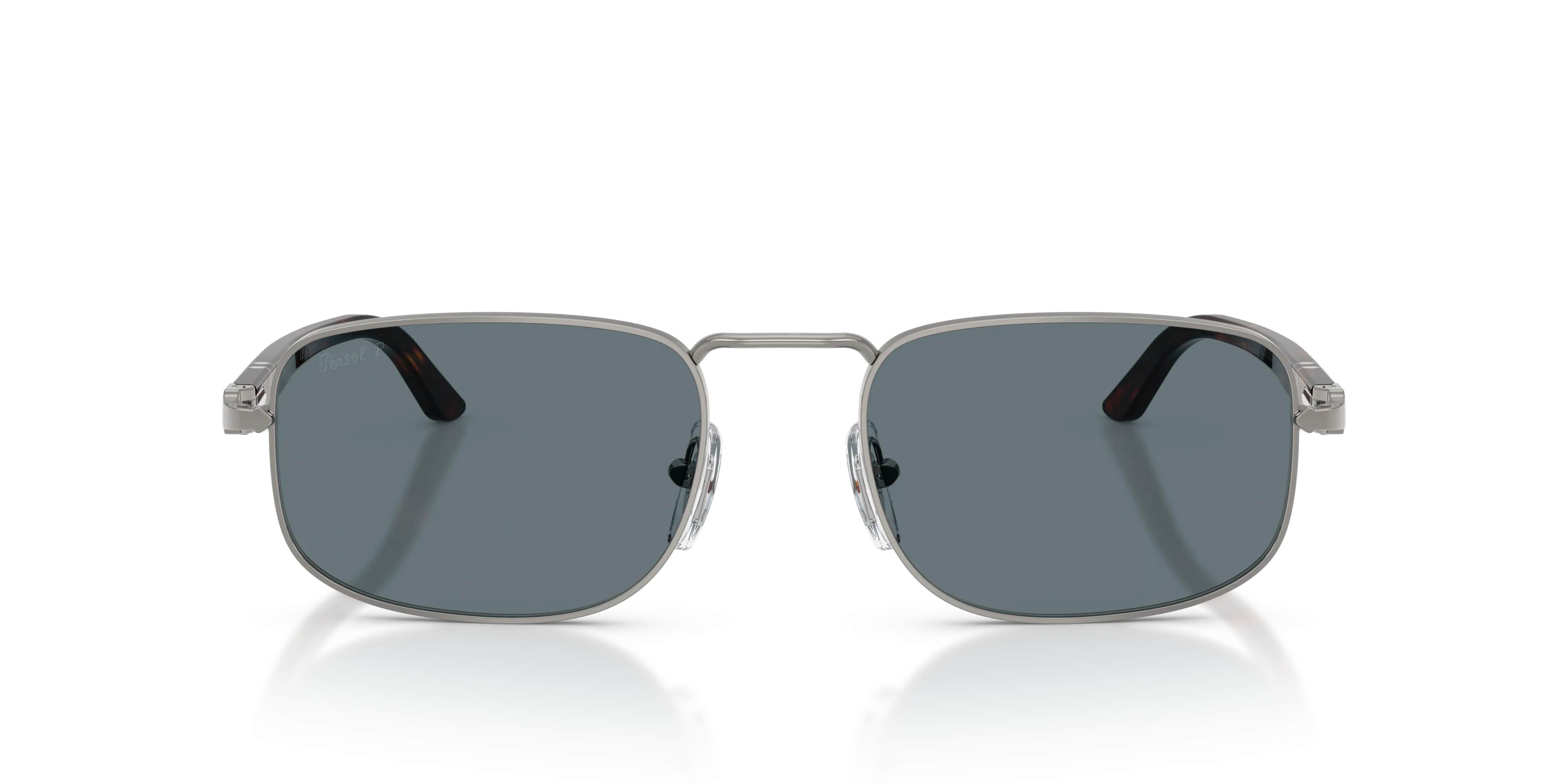 Persol PO1027S 513/3R Occhiali da sole Metallo Grigio Blu Pillow Polarizzata - immagine 3