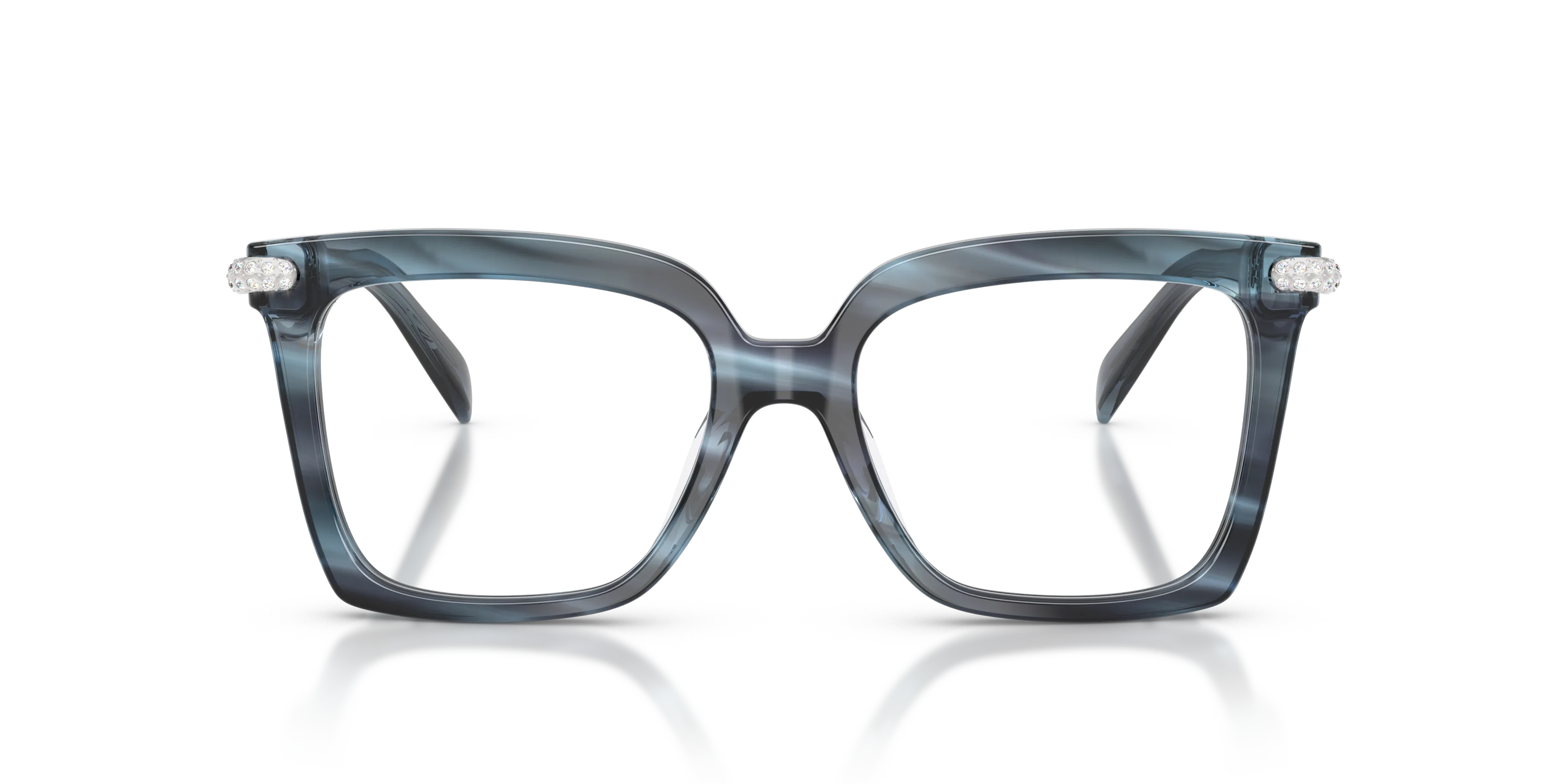 Michael Kors MK4191BU EXUMAS 4054 Montature da vista Acetato Blu Trasparente Squadrata Normale - immagine 3