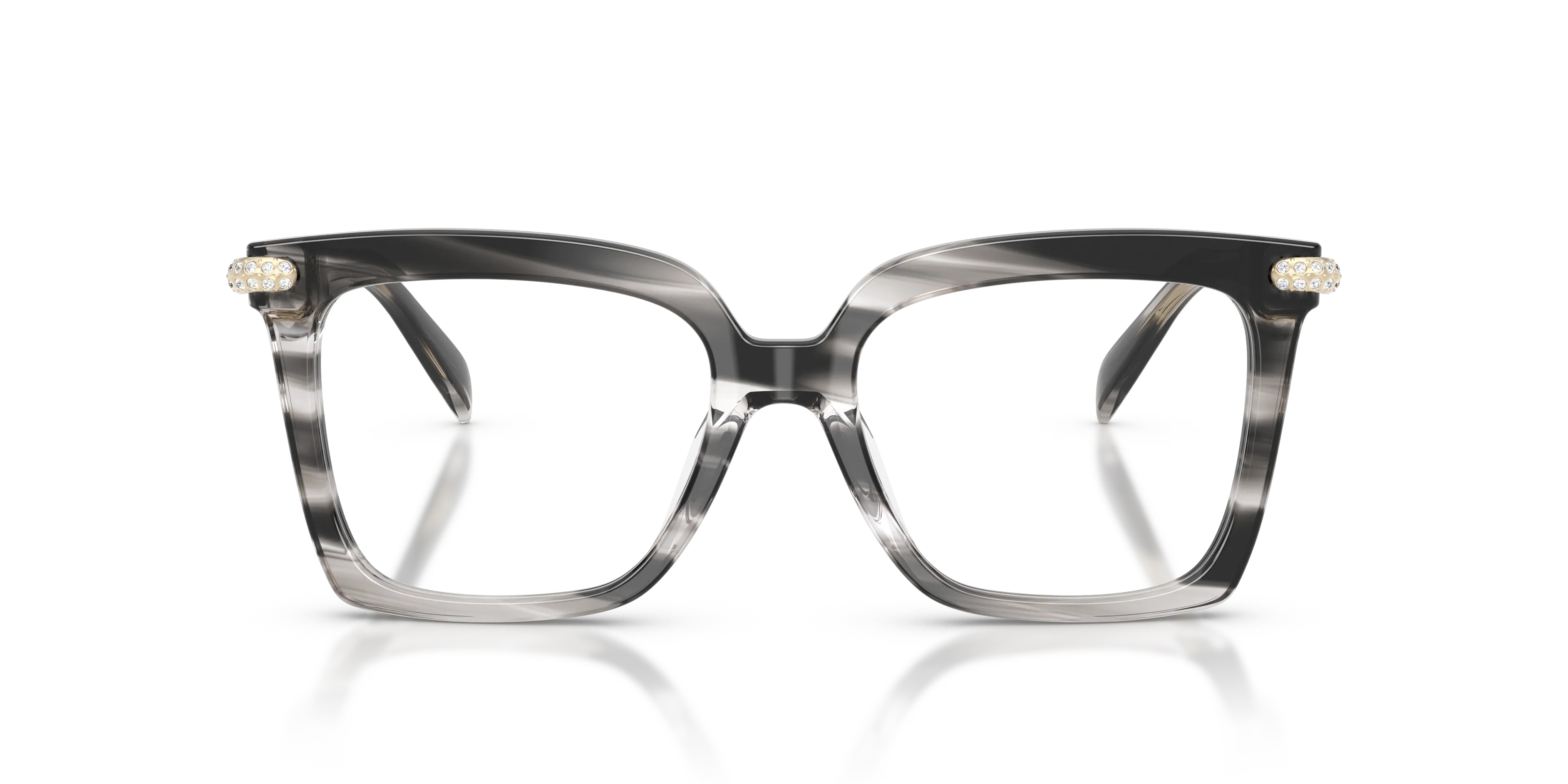 Michael Kors MK4191BU EXUMAS 4034 Montature da vista Acetato Nero Trasparente Squadrata Normale - immagine 3