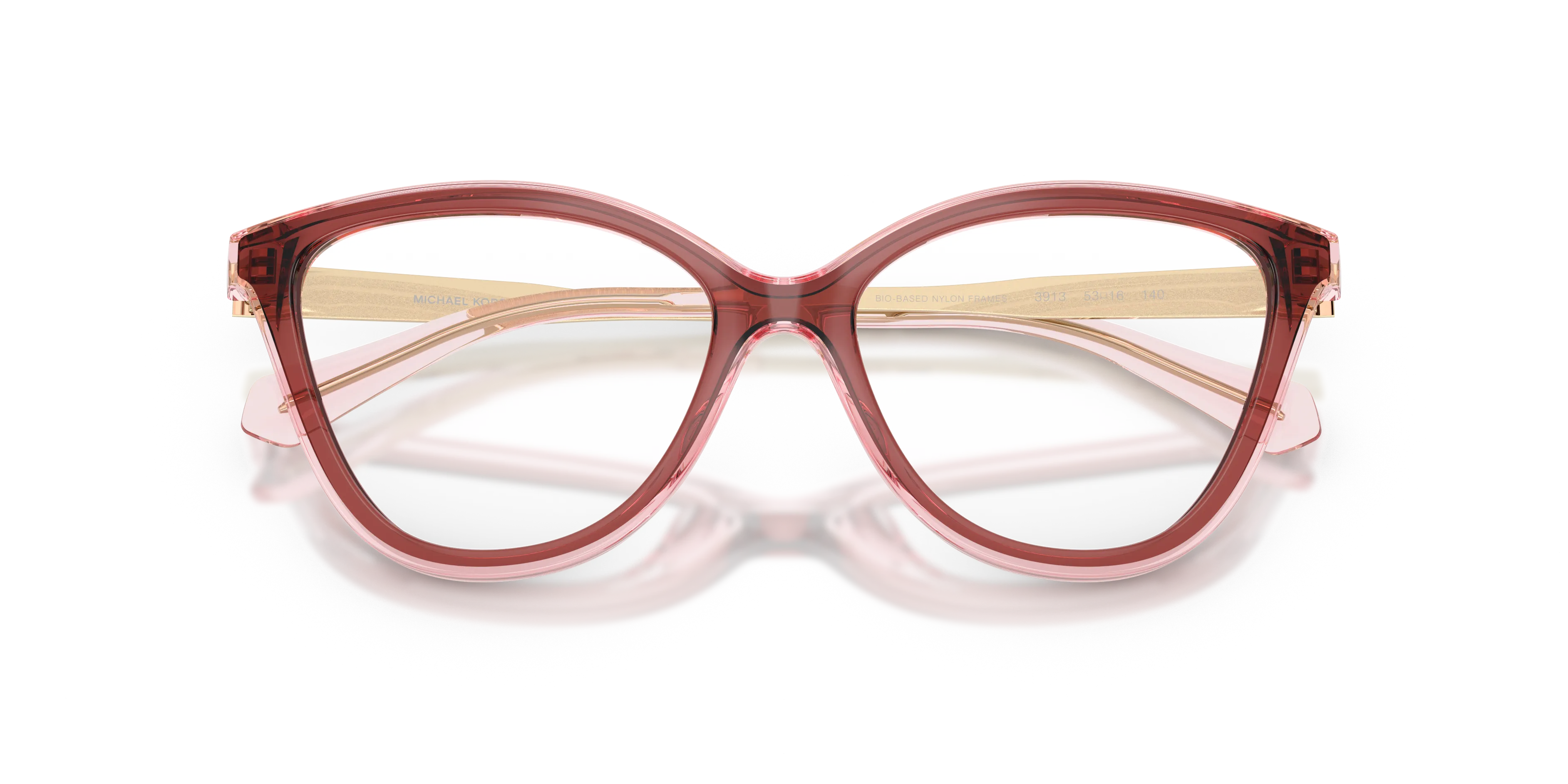 Michael Kors MK4190U COSTA BRAVA 3913 Montature da vista Iniettato Marrone Trasparente Cat Eye Normale - immagine 2