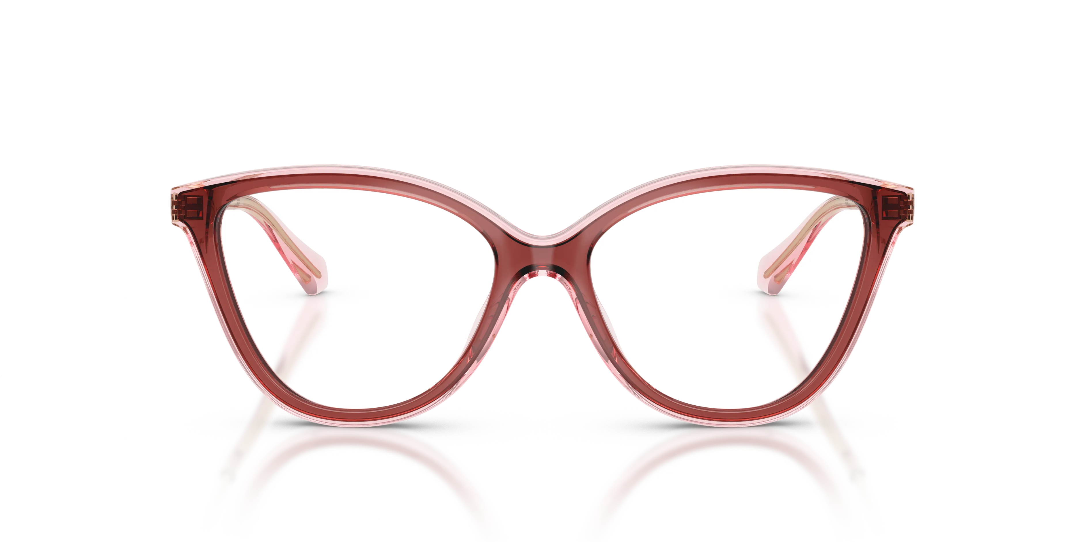 Michael Kors MK4190U COSTA BRAVA 3913 Montature da vista Iniettato Marrone Trasparente Cat Eye Normale - immagine 3