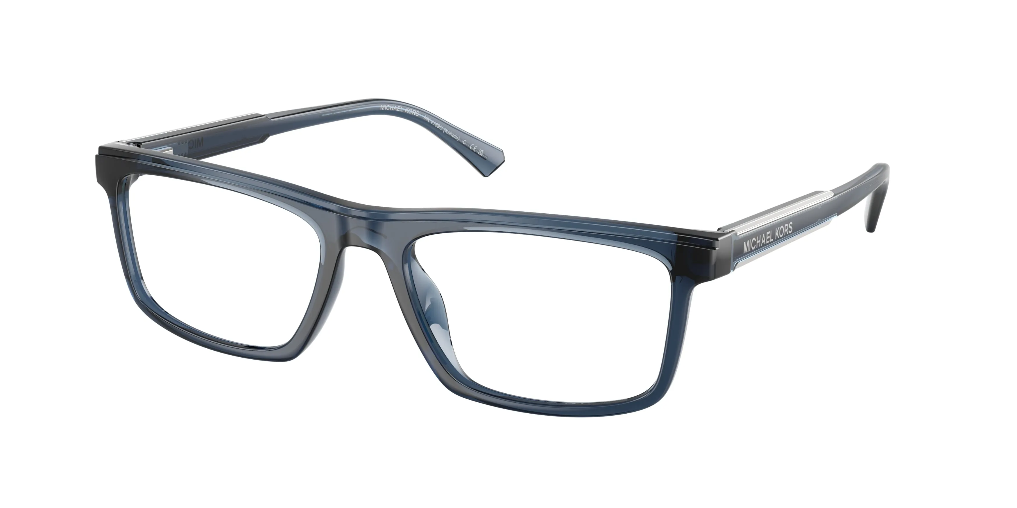 Michael Kors MK4189U KAHULU 3002 Montature da vista Iniettato Blu Trasparente Squadrata Normale - immagine 1
