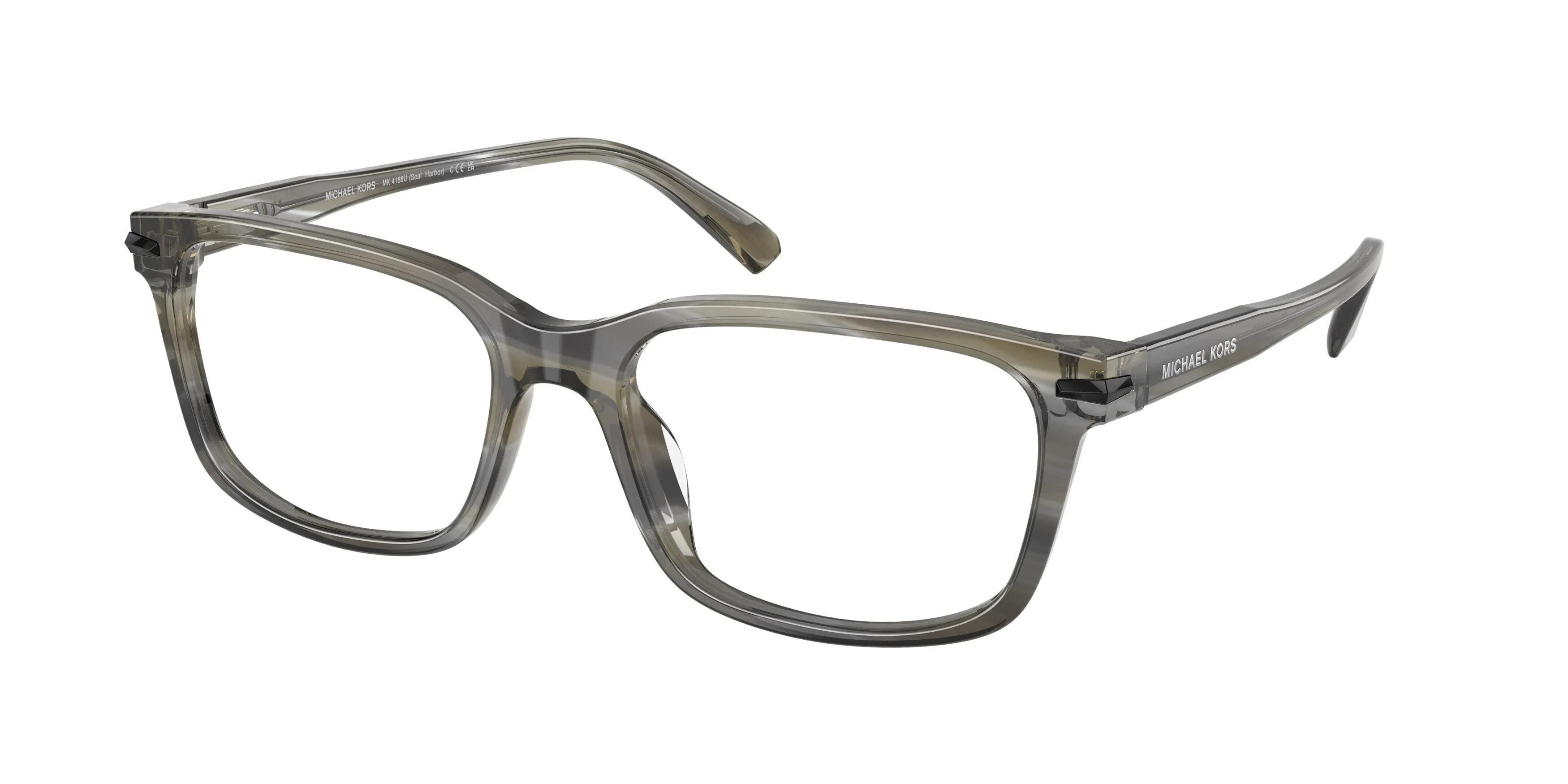 Michael Kors MK4188U SEAL HARBOR 4047 Montature da vista Acetato Rosa Trasparente Squadrata Normale - immagine 1