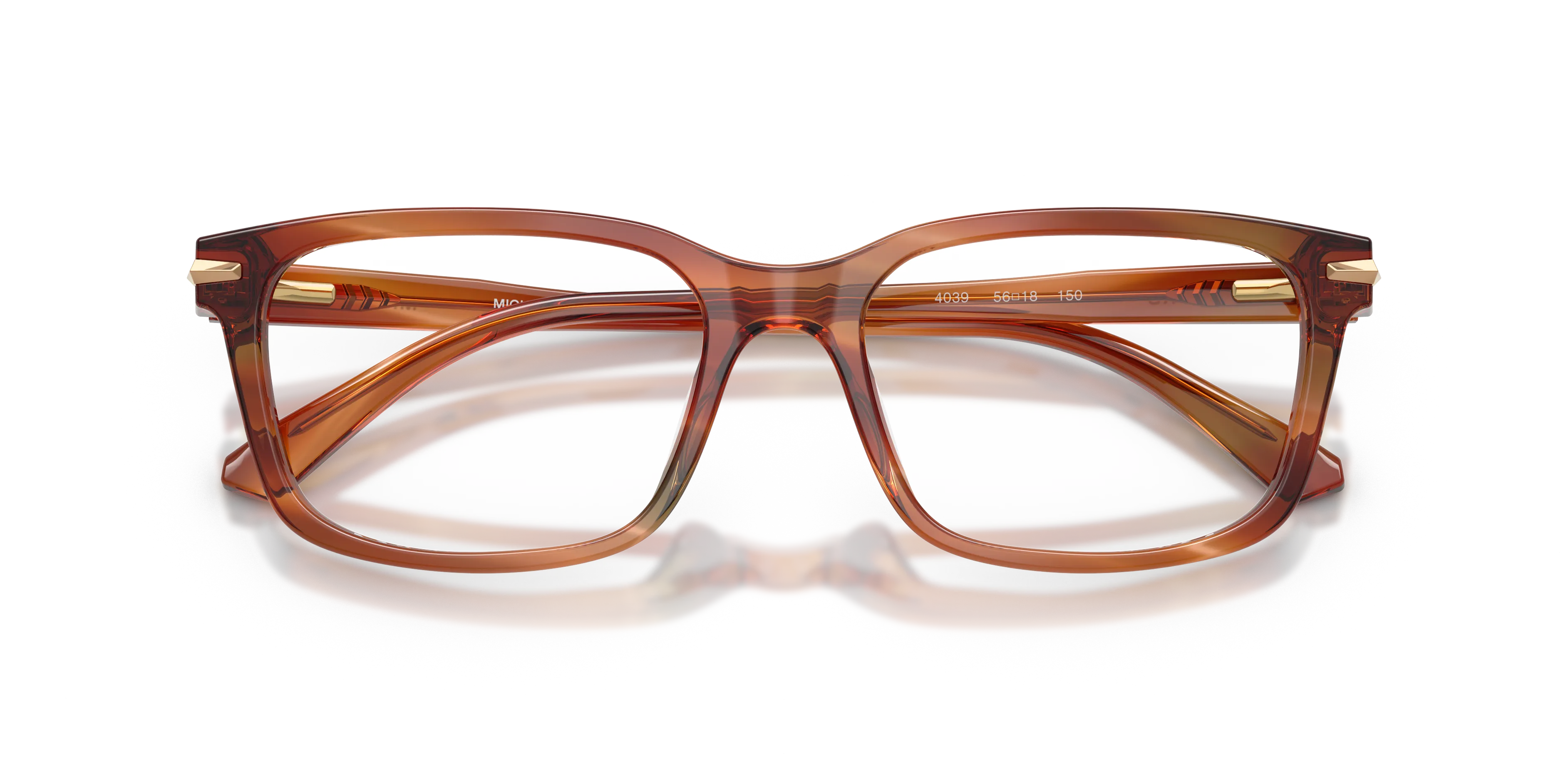 Michael Kors MK4188U SEAL HARBOR 4039 Montature da vista Acetato Marrone Trasparente Squadrata Normale - immagine 2