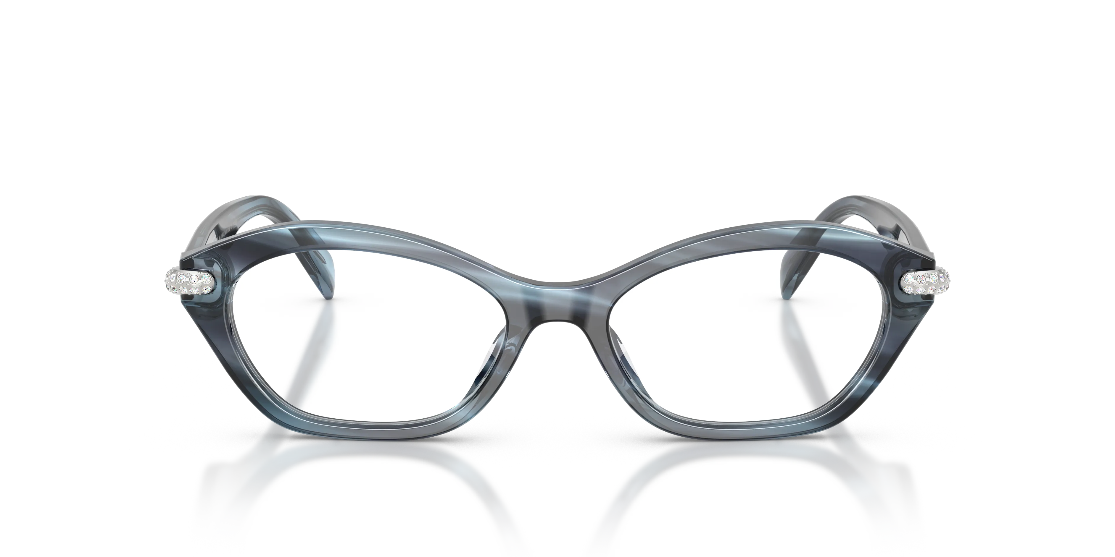 Michael Kors MK4186BU SAINT LUCIA 4054 Montature da vista Acetato Blu Trasparente Rotonda Normale - immagine 3