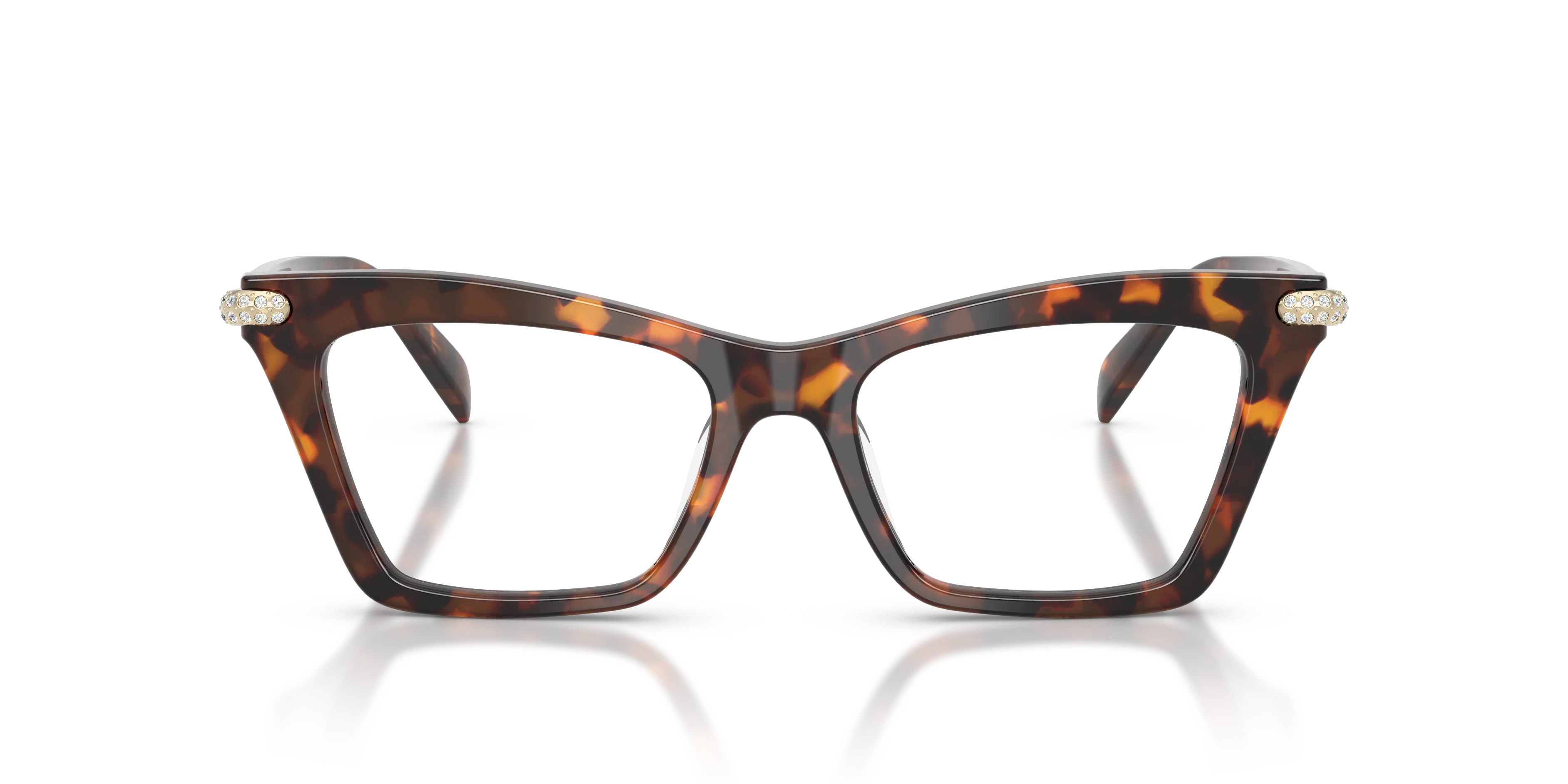 Michael Kors MK4185BU JAMAICA 4031 Montature da vista Acetato Tartaruga Trasparente Cat Eye Normale - immagine 3