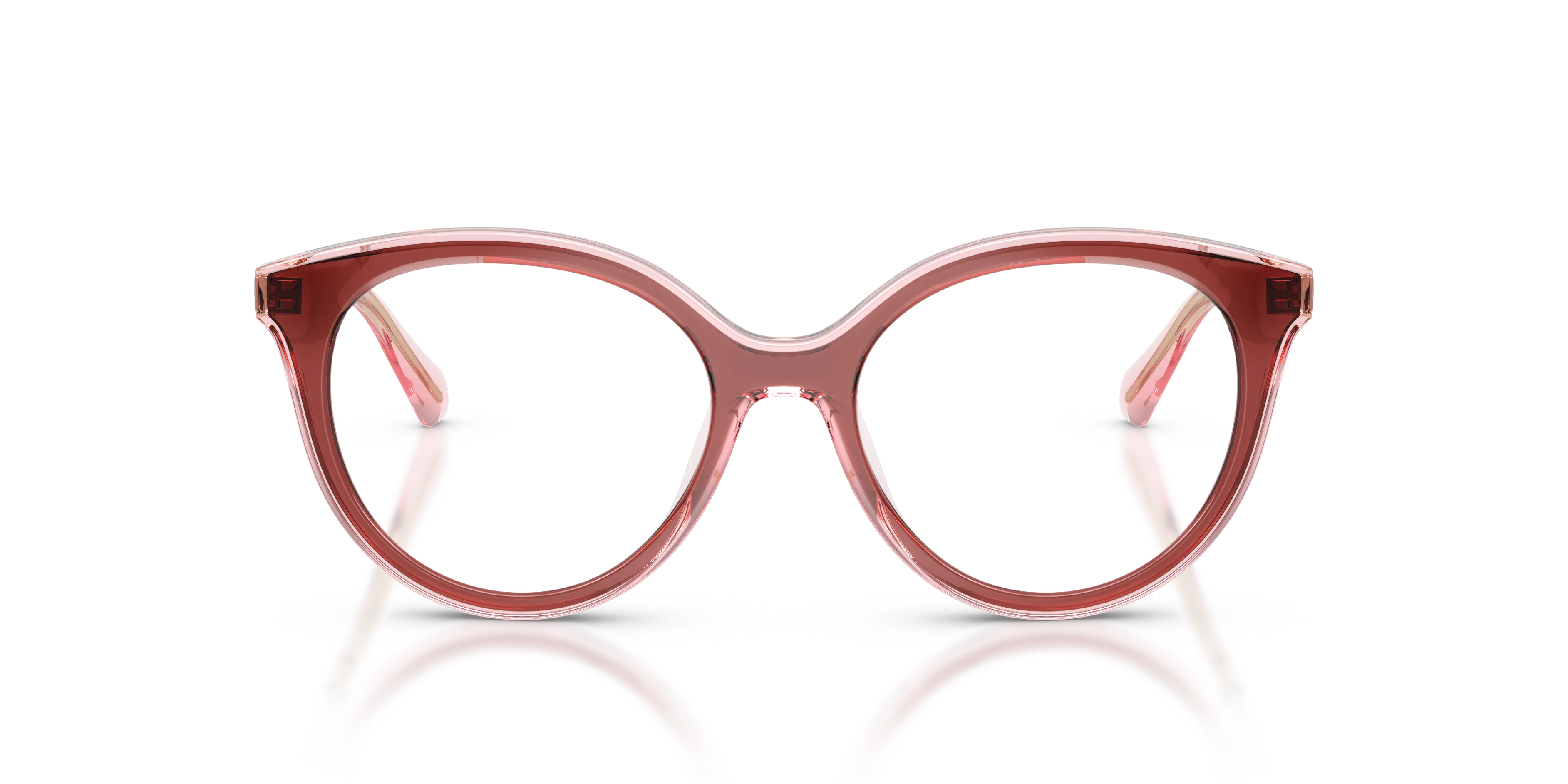 Michael Kors MK4184U SITGES 3913 Montature da vista Iniettato Marrone Trasparente Rotonda Normale - immagine 3