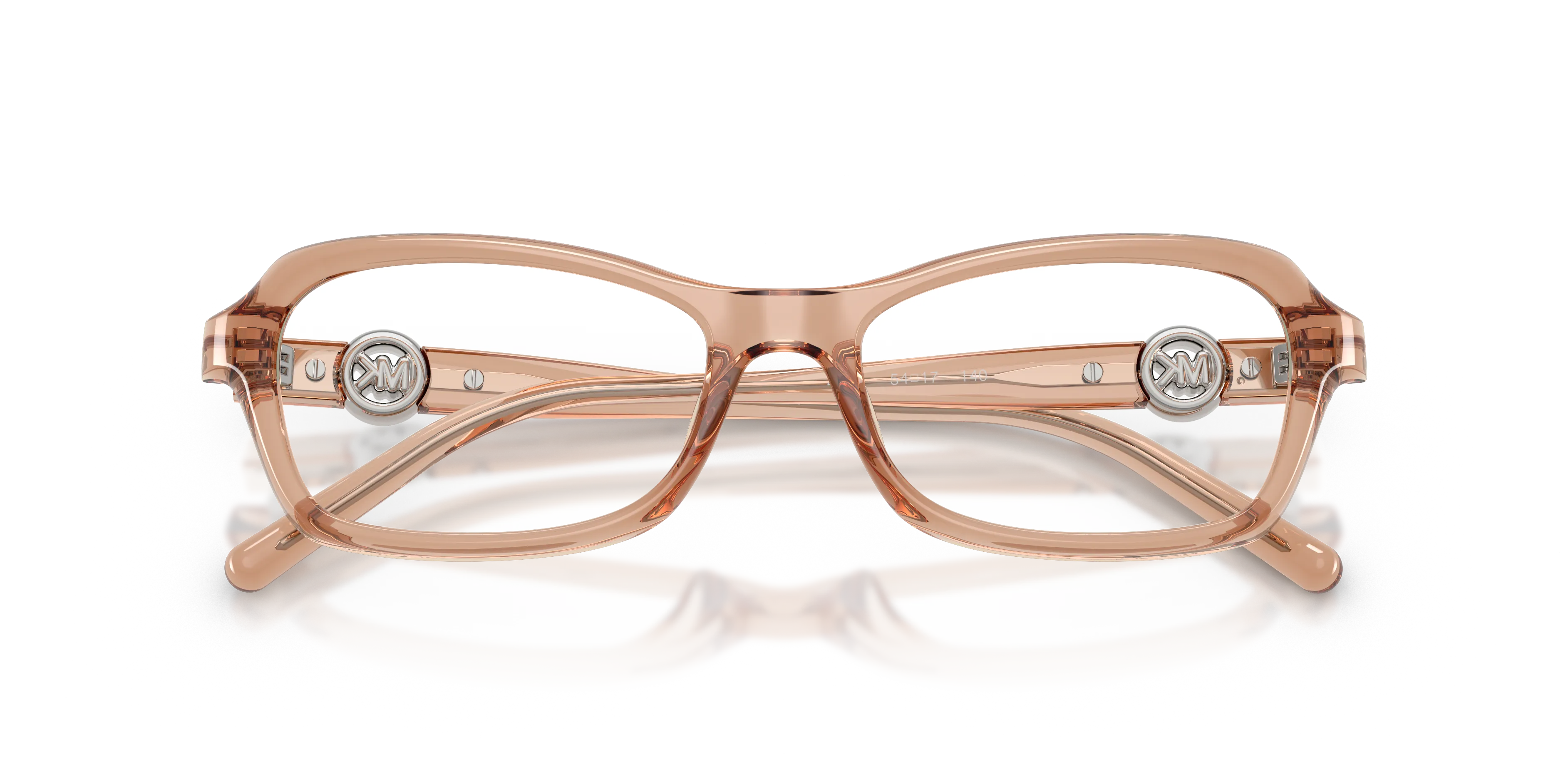Michael Kors MK4182U HAKONE 4051 Montature da vista Iniettato Marrone Trasparente Rotonda Normale - immagine 2
