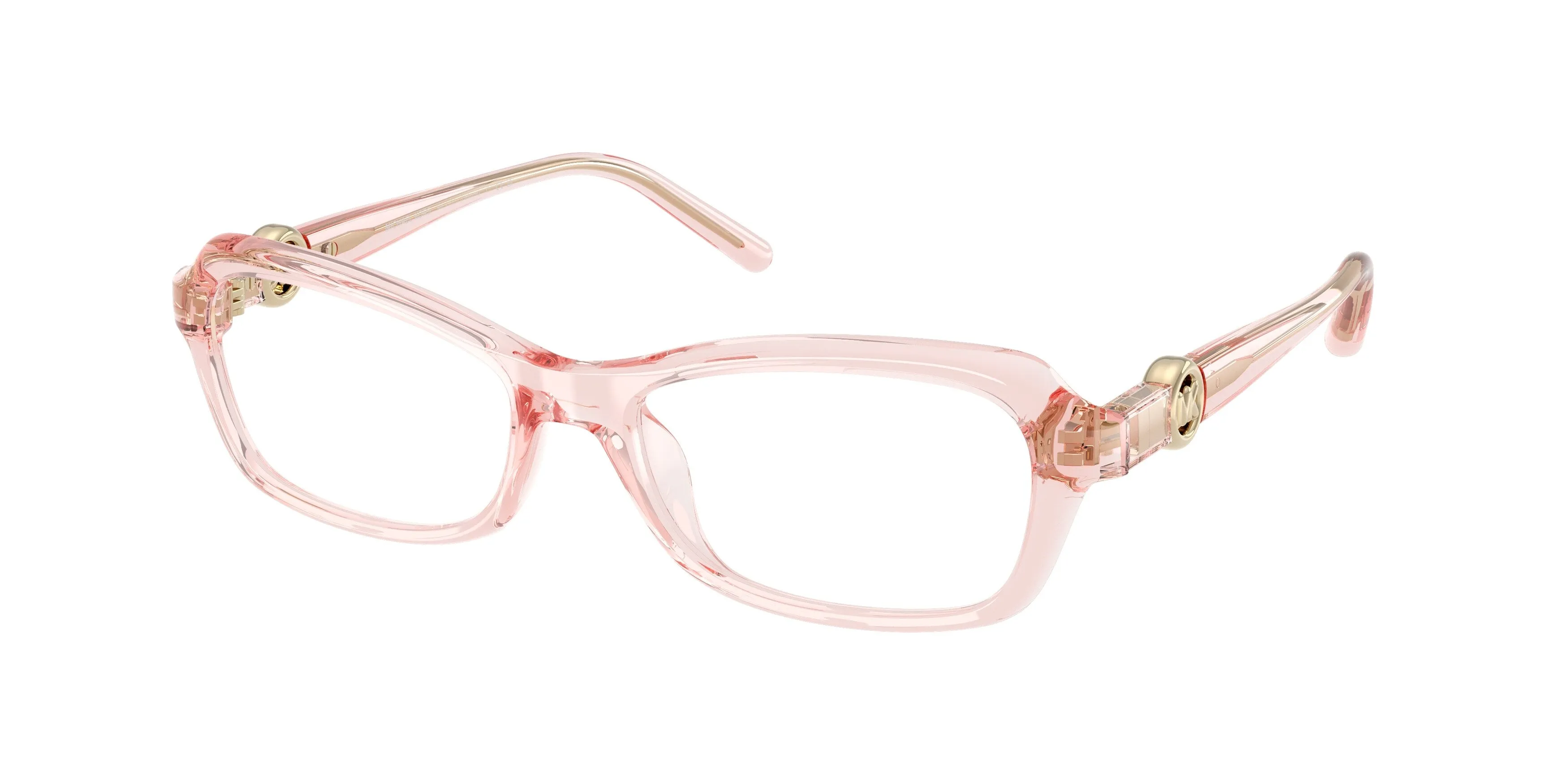 Michael Kors MK4182U HAKONE 3901 Montature da vista Iniettato Rosa Trasparente Rotonda Normale - immagine 1