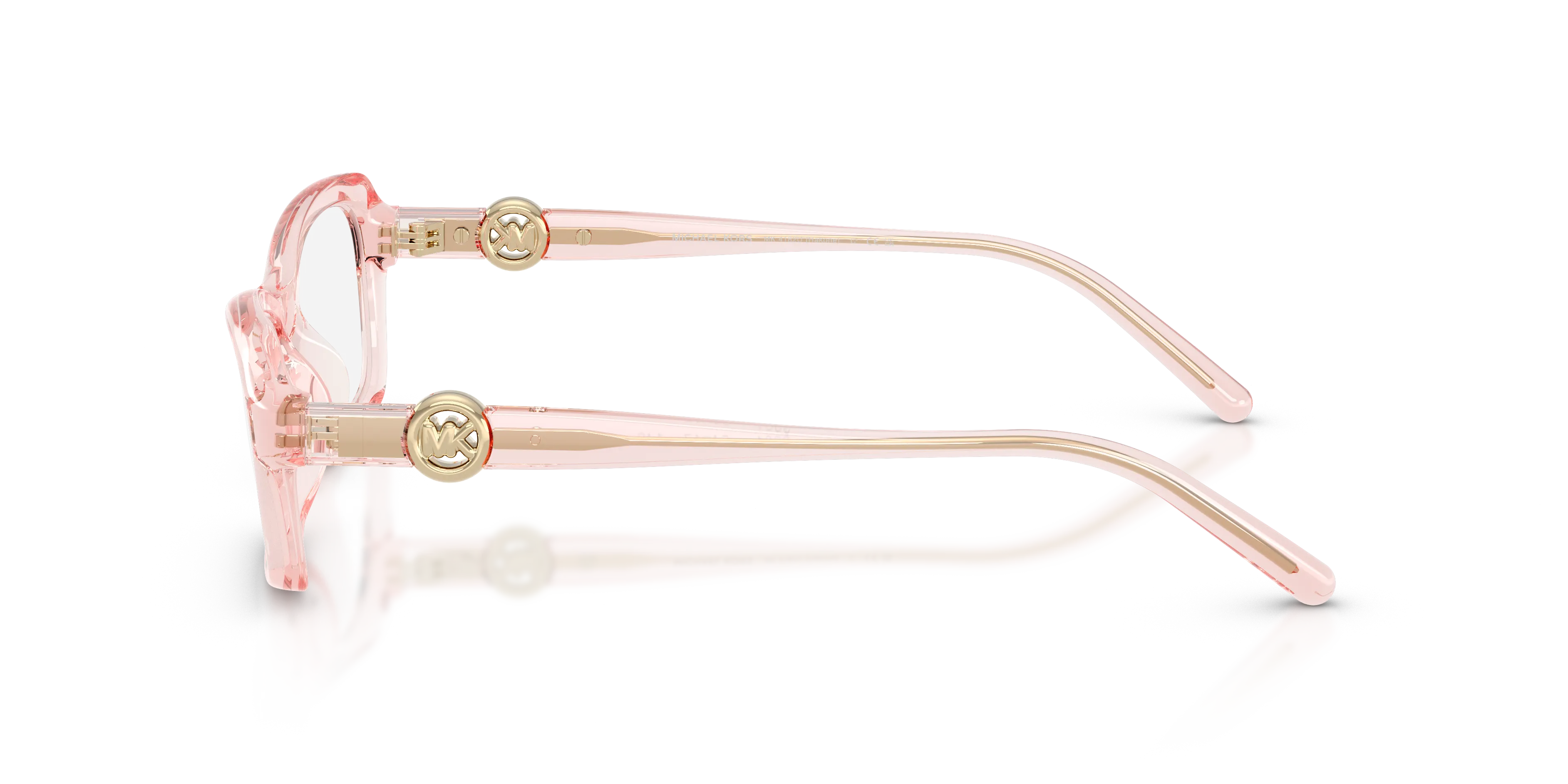 Michael Kors MK4182U HAKONE 3901 Montature da vista Iniettato Rosa Trasparente Rotonda Normale - immagine 4