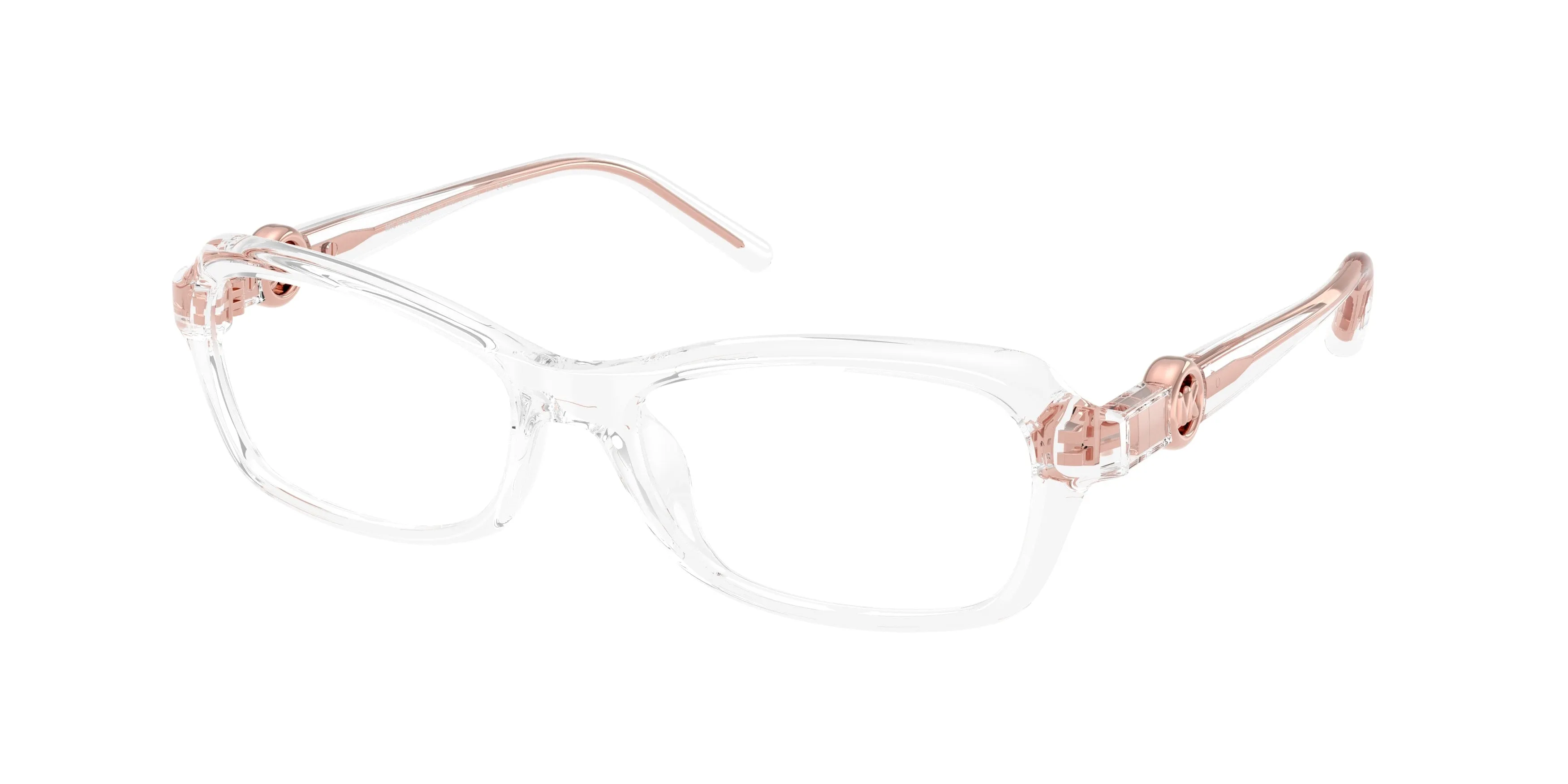 Michael Kors MK4182U HAKONE 3015 Montature da vista Iniettato Trasparente Trasparente Rotonda Normale - immagine 1