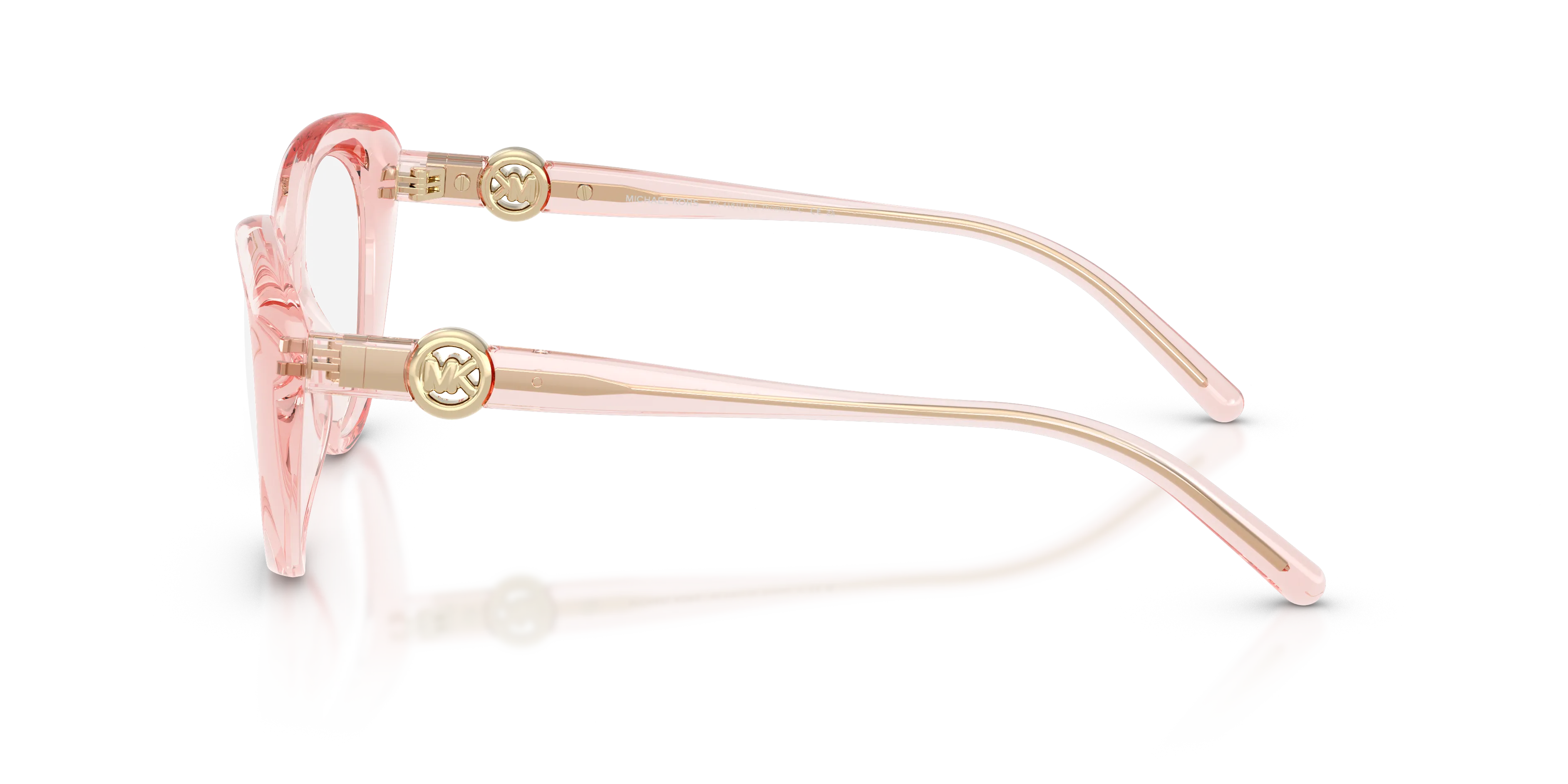 Michael Kors MK4181U ST. THOMAS 3901 Montature da vista Iniettato Rosa Trasparente Rotonda Normale - immagine 4