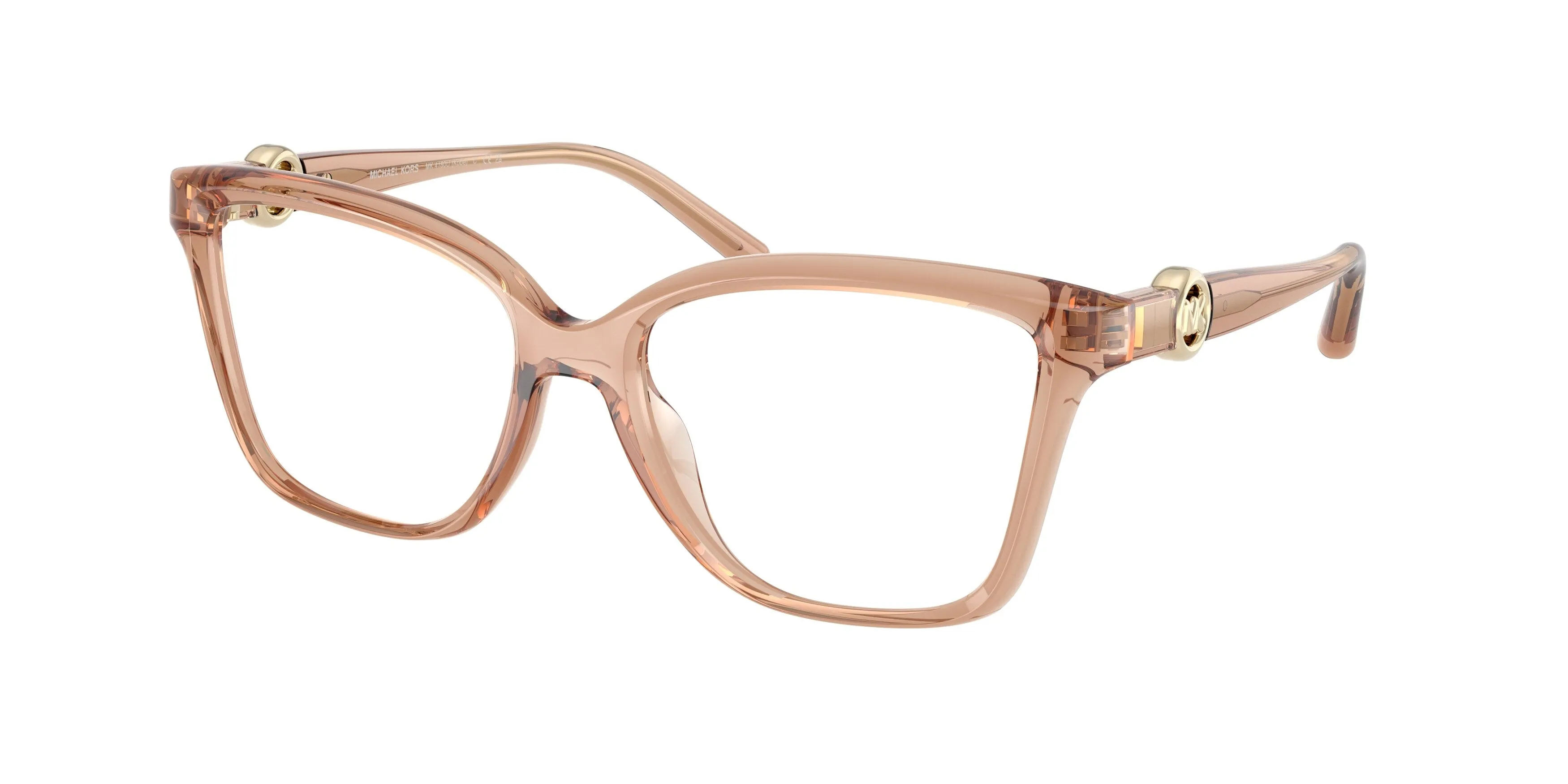 Michael Kors MK4180U KOBE 4051 Montature da vista Iniettato Marrone Trasparente Squadrata Normale - immagine 1