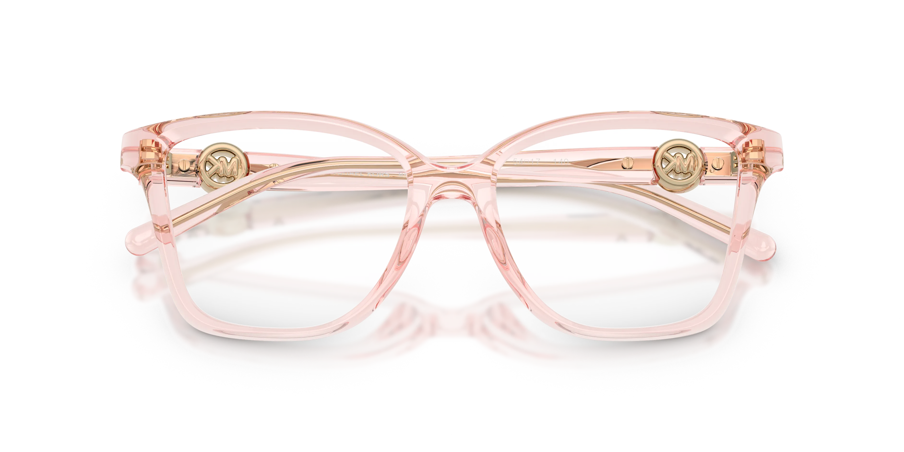 Michael Kors MK4180U KOBE 3901 Montature da vista Iniettato Rosa Trasparente Squadrata Normale - immagine 2