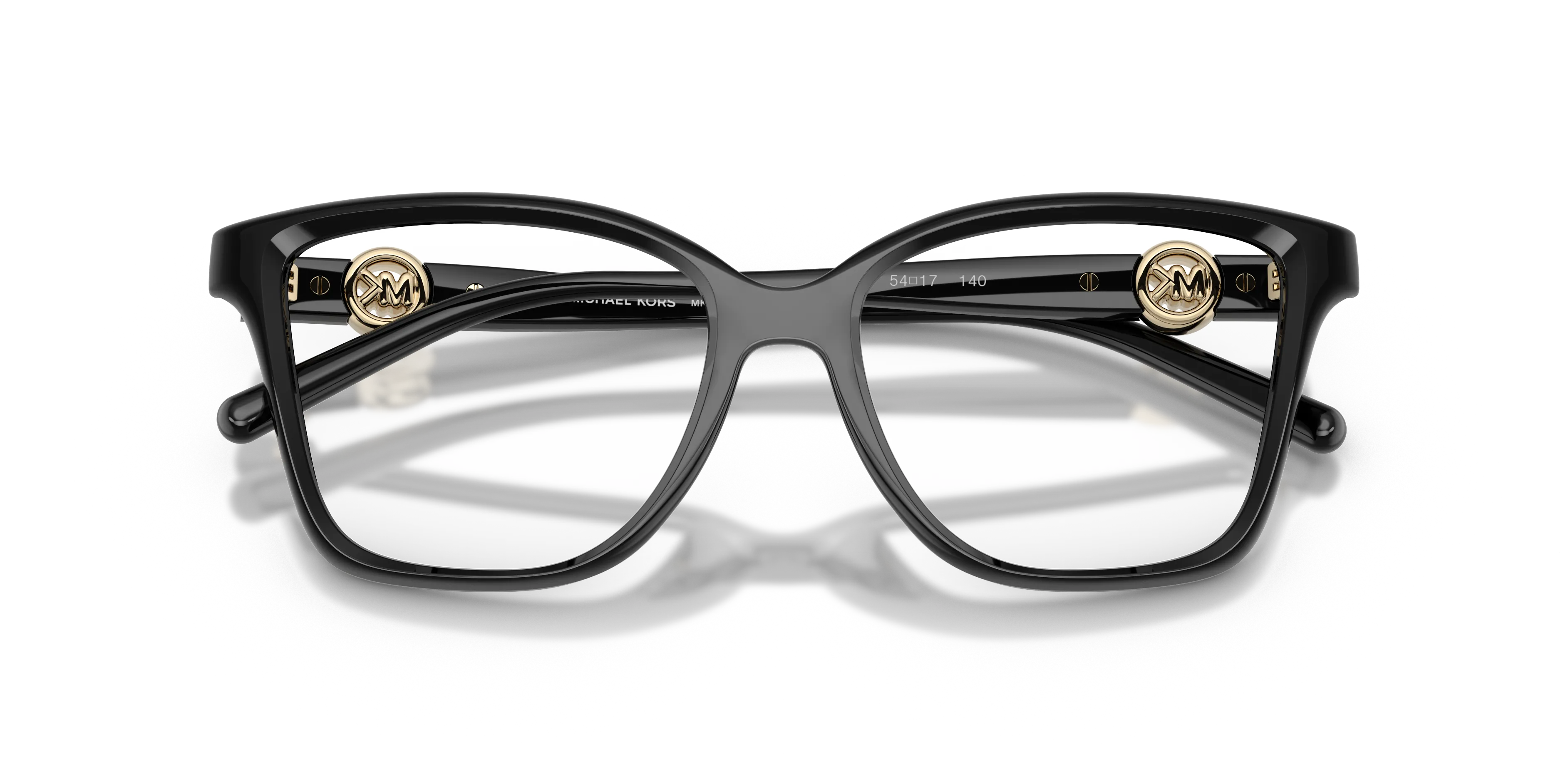 Michael Kors MK4180U KOBE 3005 Montature da vista Iniettato Nero Trasparente Squadrata Normale - immagine 2