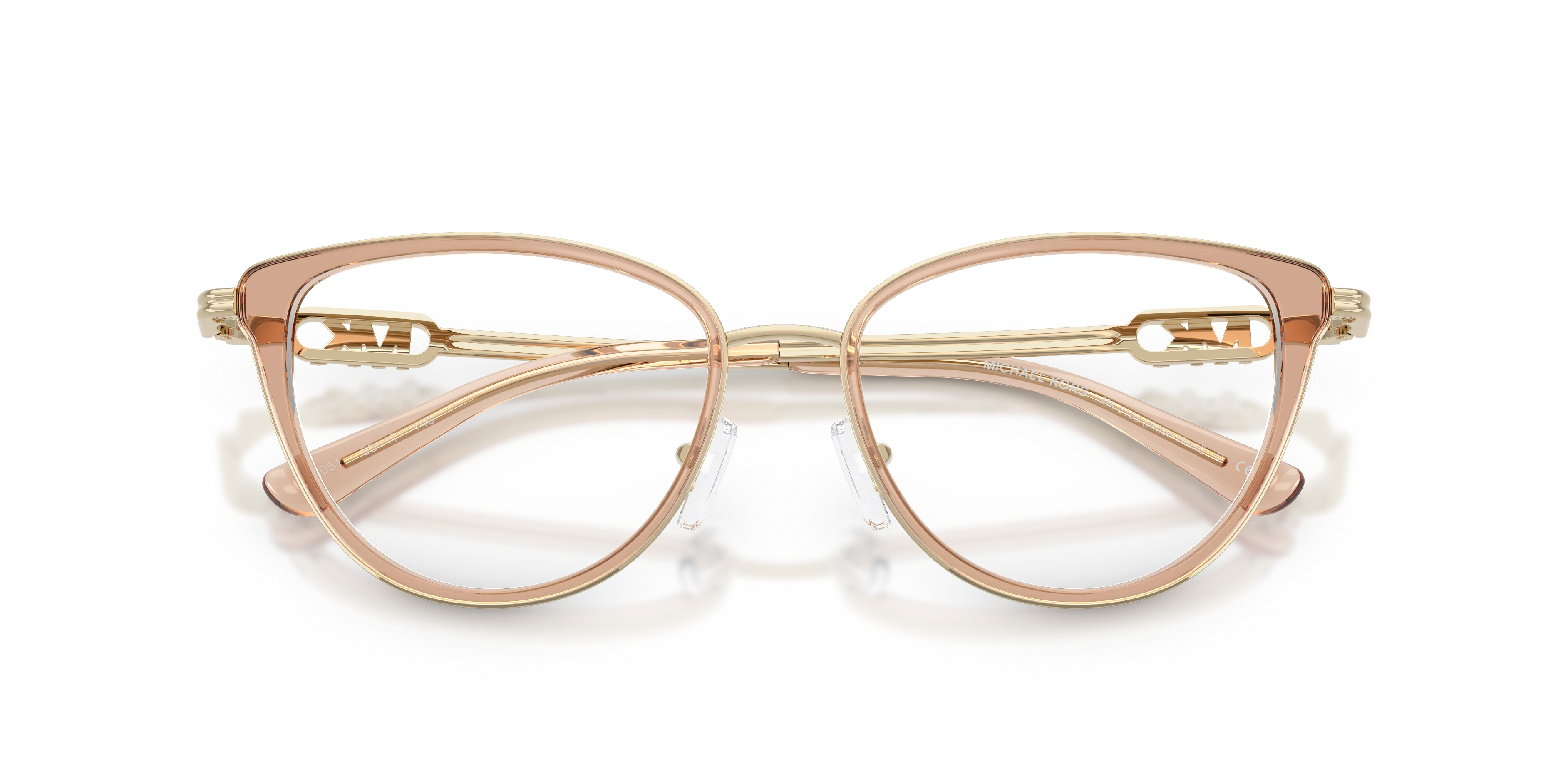 Michael Kors MK3103 HILTON HEAD 4051 Montature da vista Metallo Marrone Trasparente Cat Eye Normale - immagine 2