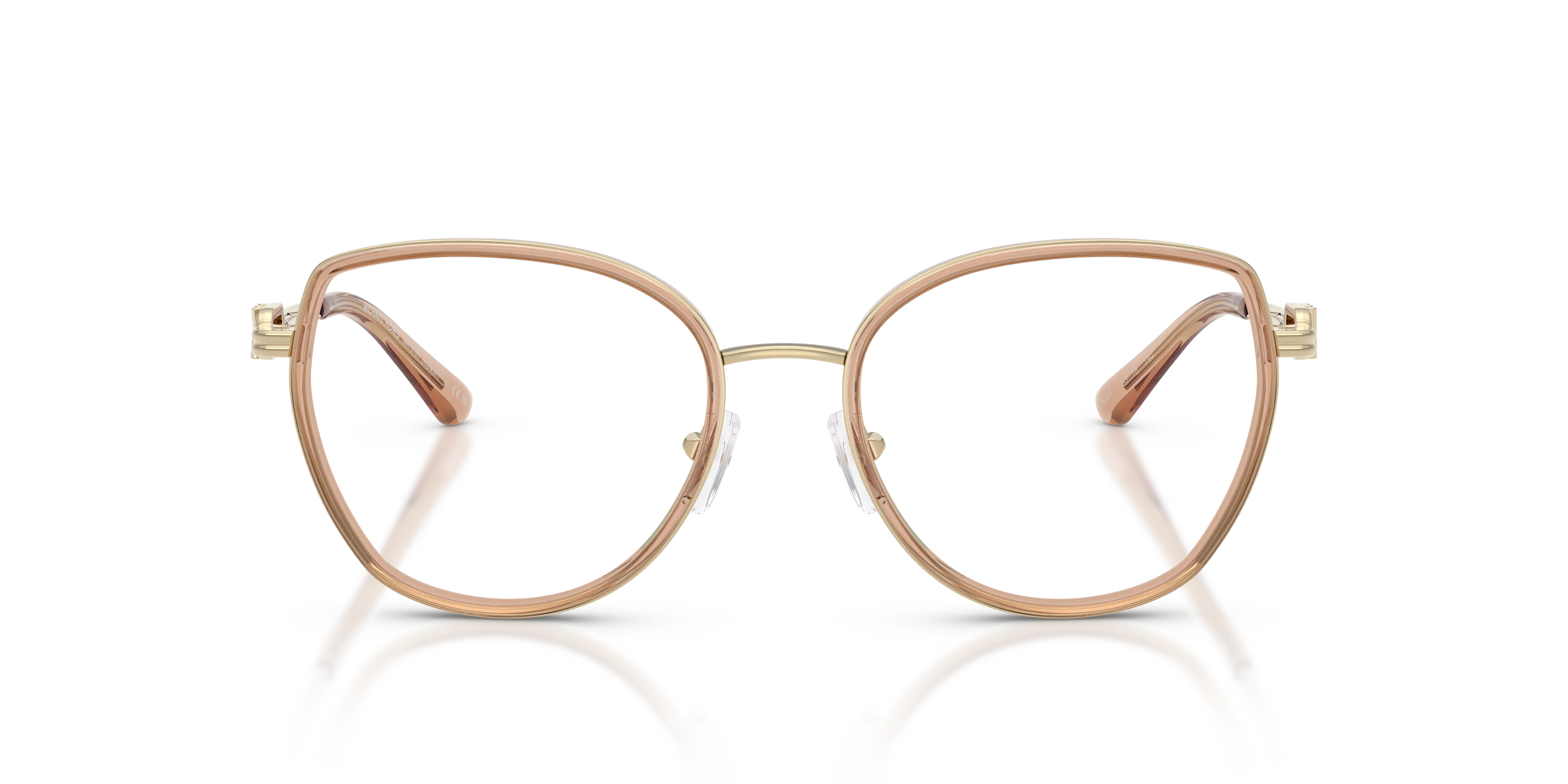 Michael Kors MK3101 KIAWAH 4051 Montature da vista Metallo Marrone Trasparente Rotonda Normale - immagine 3