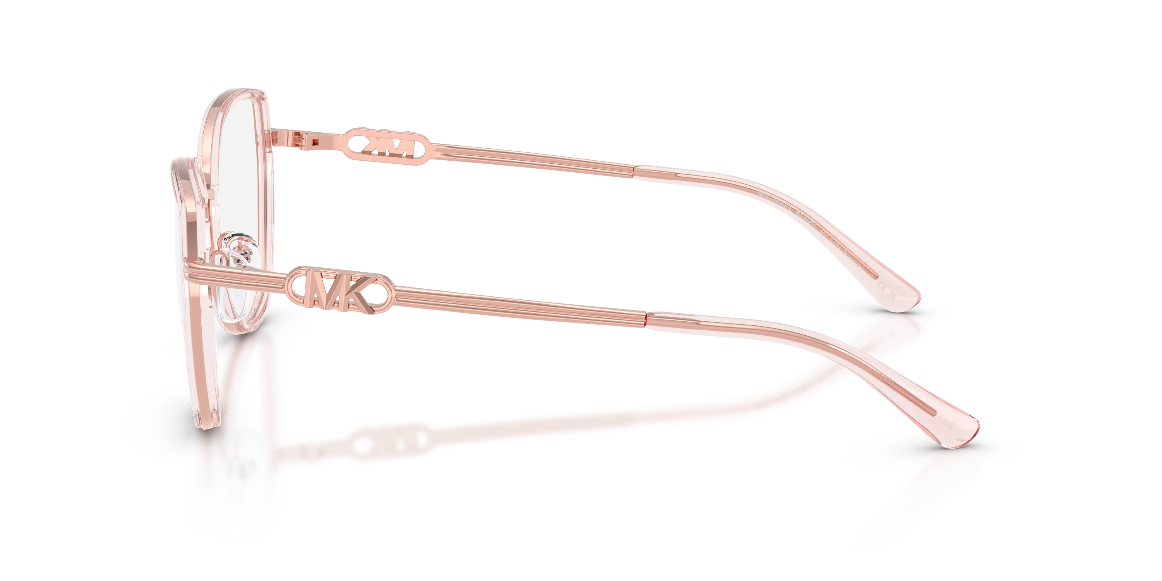 Michael Kors MK3101 KIAWAH 3101 Montature da vista Metallo Rosa Trasparente Rotonda Normale - immagine 4