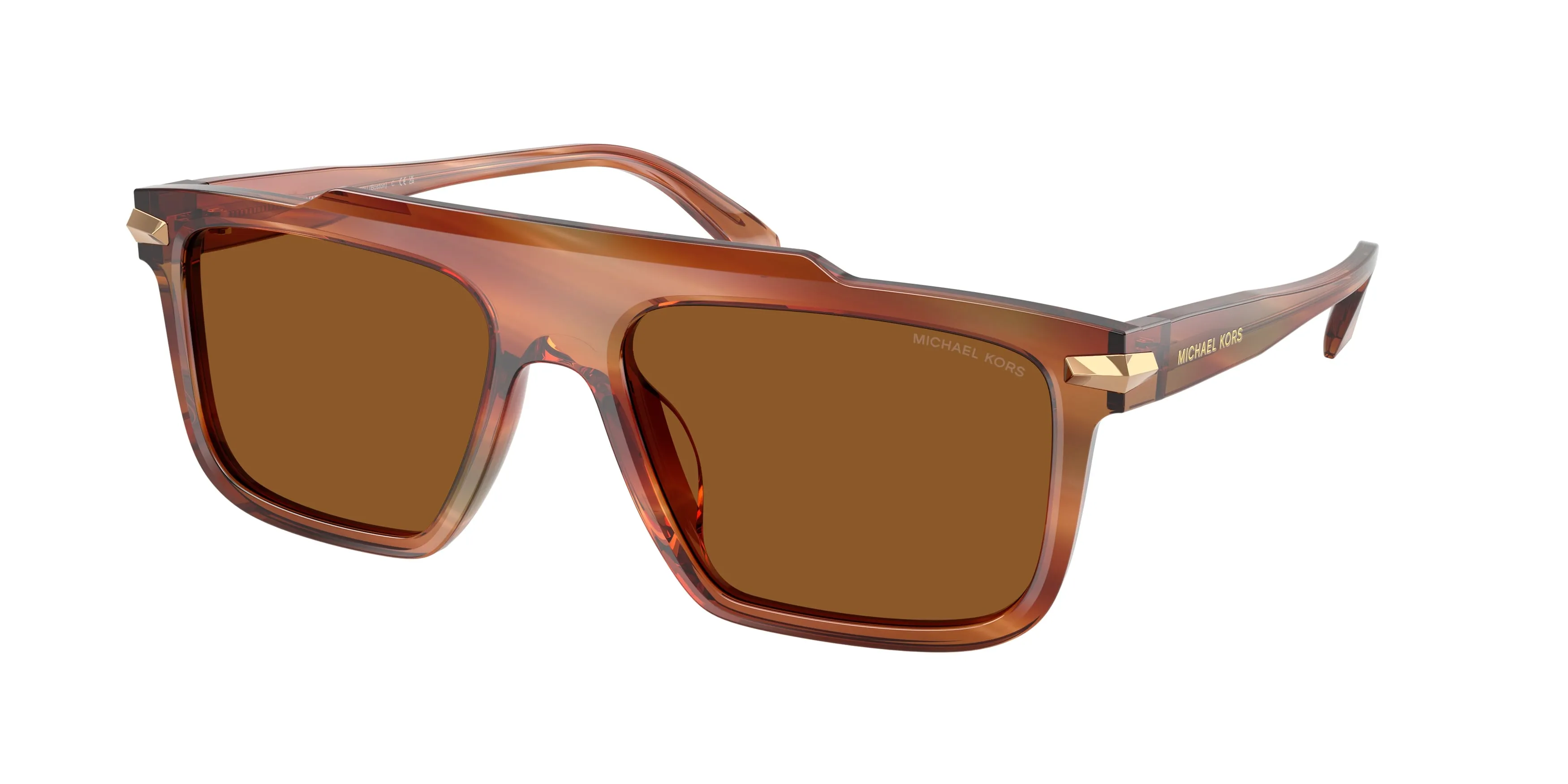 Michael Kors MK2278U BOSTON 403973 Occhiali da sole Acetato Marrone Marrone Squadrata Normale - immagine 1