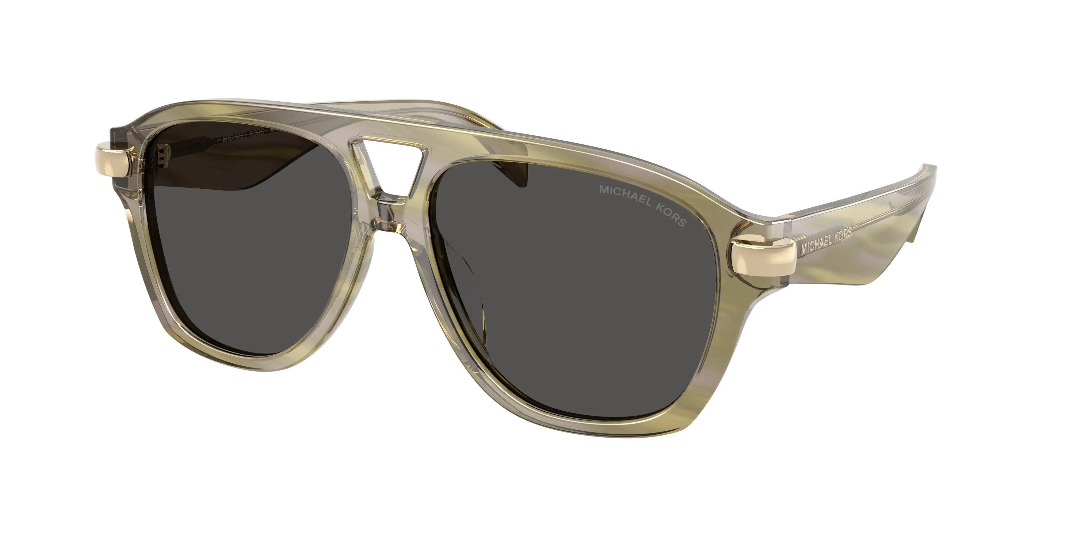 Michael Kors MK2277U GRENADA 404087 Occhiali da sole Acetato Verde Grigio Pilot Normale - immagine 1