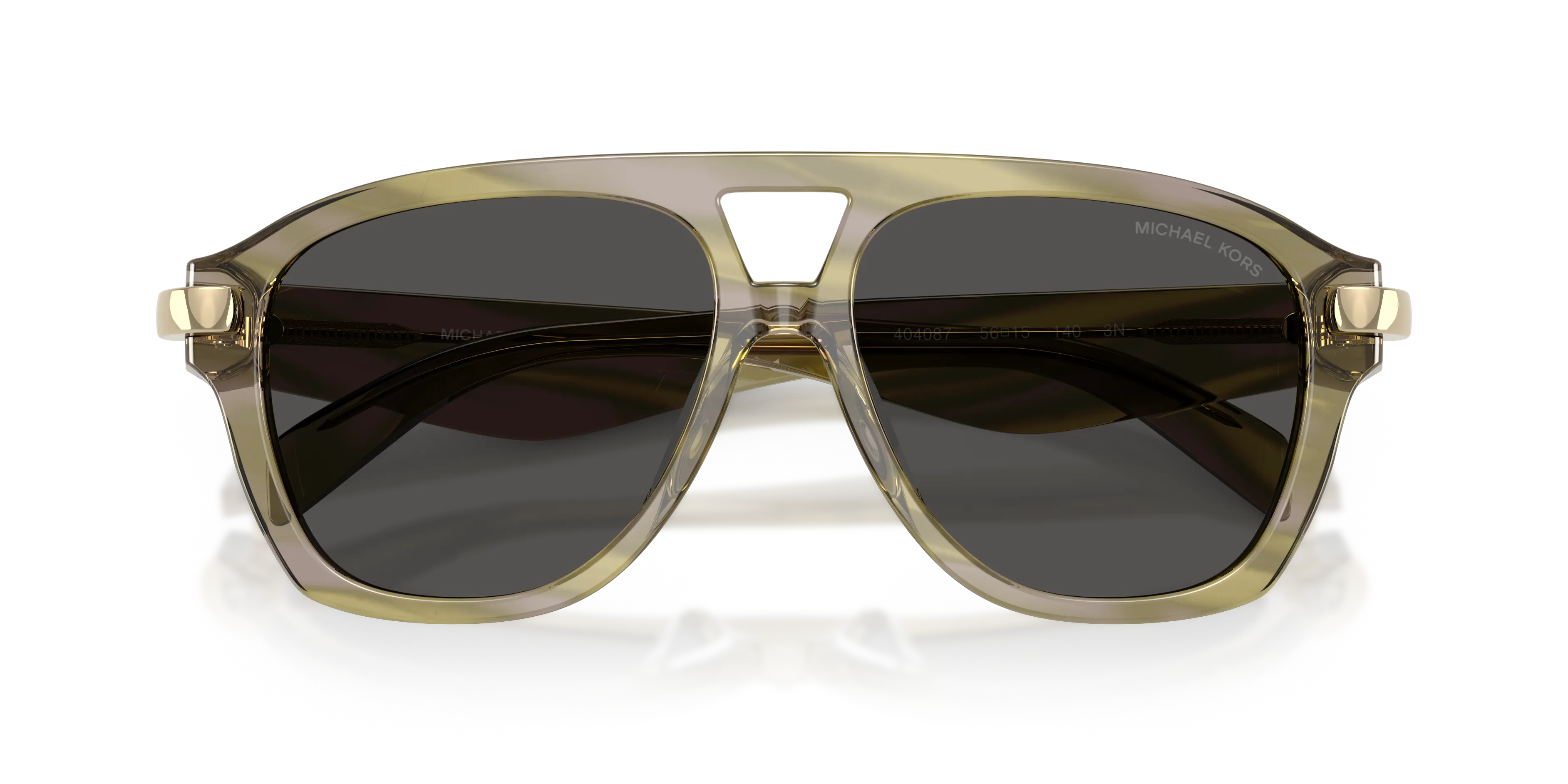 Michael Kors MK2277U GRENADA 404087 Occhiali da sole Acetato Verde Grigio Pilot Normale - immagine 2