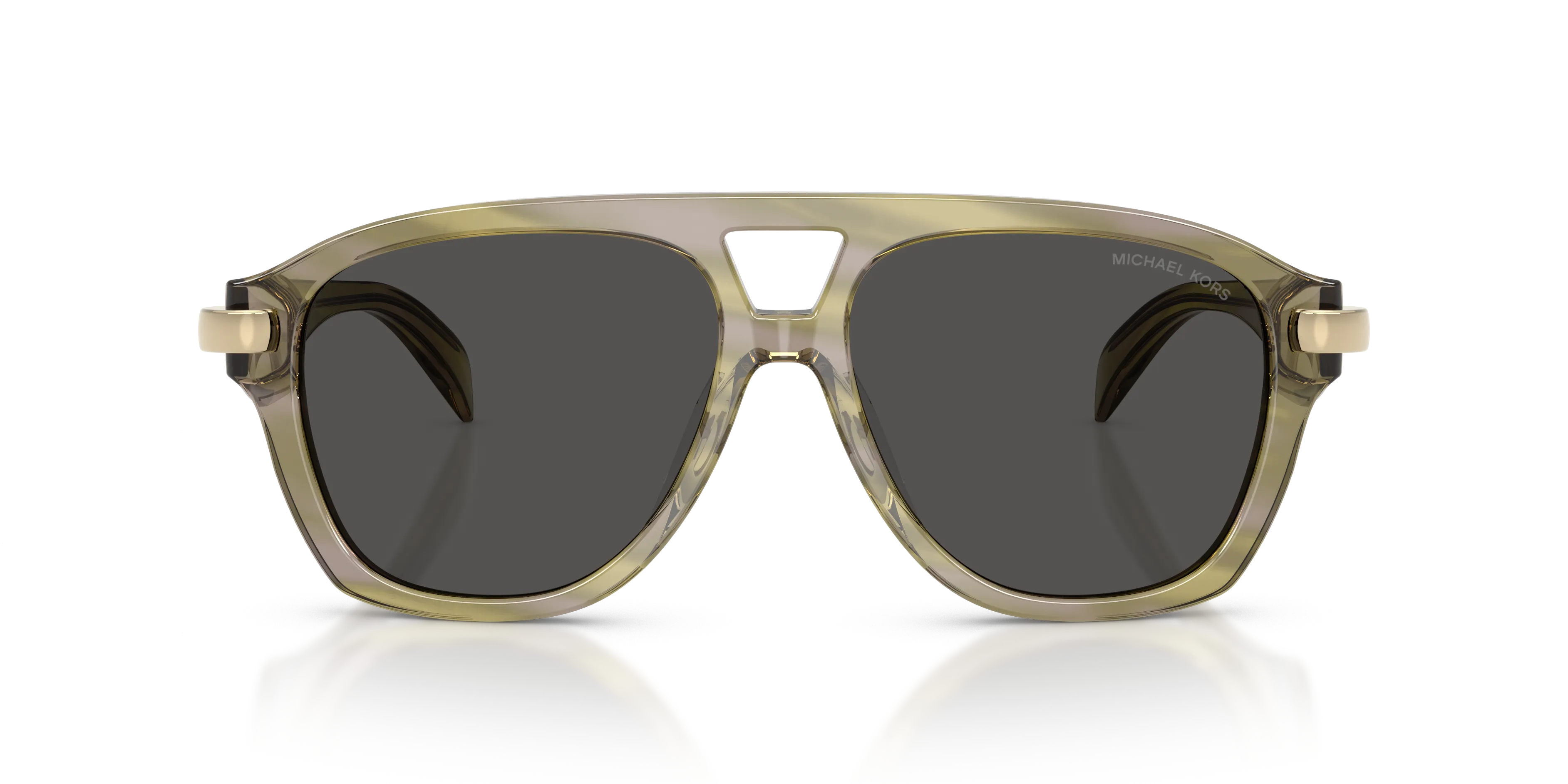 Michael Kors MK2277U GRENADA 404087 Occhiali da sole Acetato Verde Grigio Pilot Normale - immagine 3