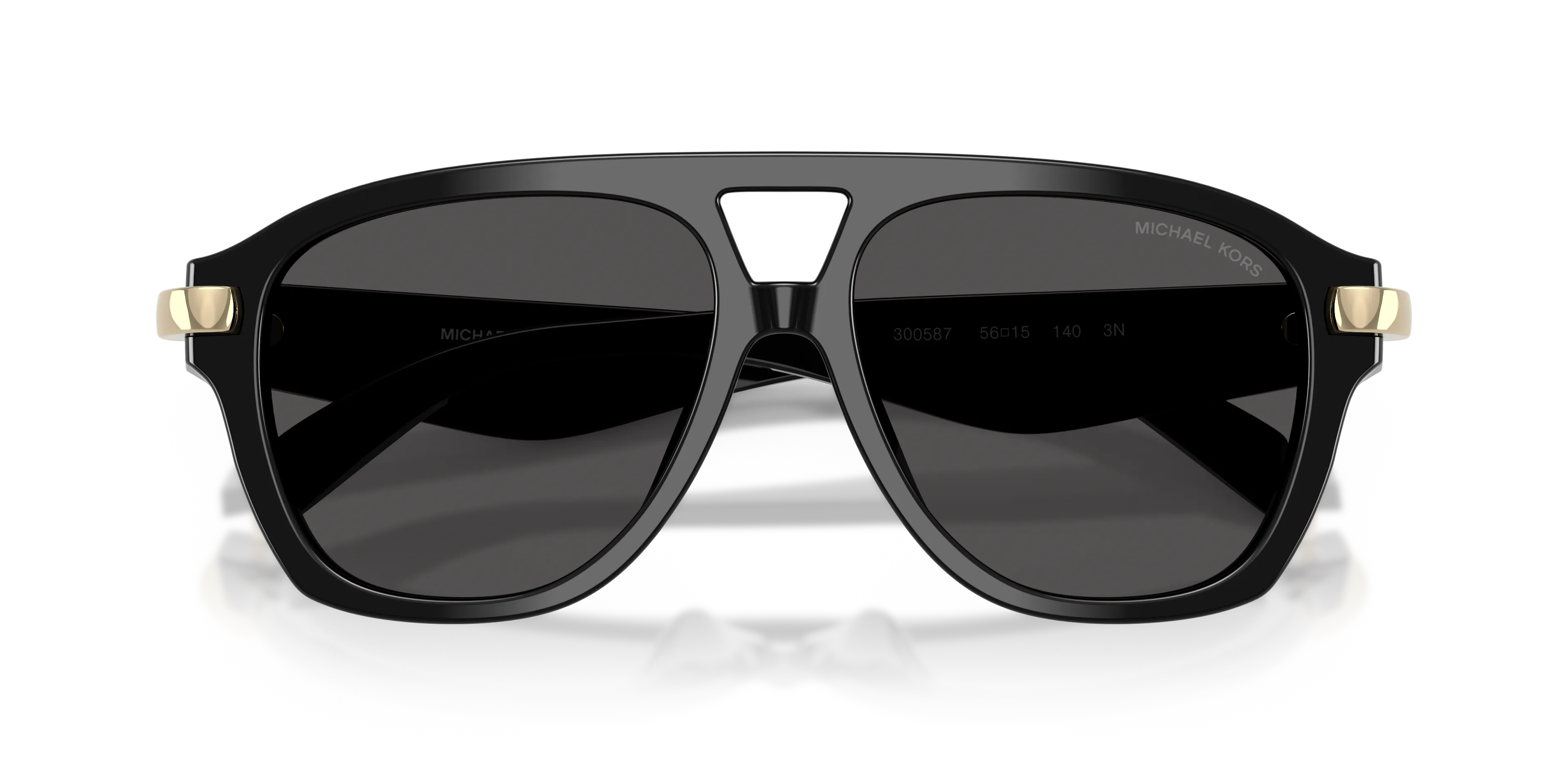 Michael Kors MK2277U GRENADA 300587 Occhiali da sole Acetato Nero Grigio Pilot Normale - immagine 2