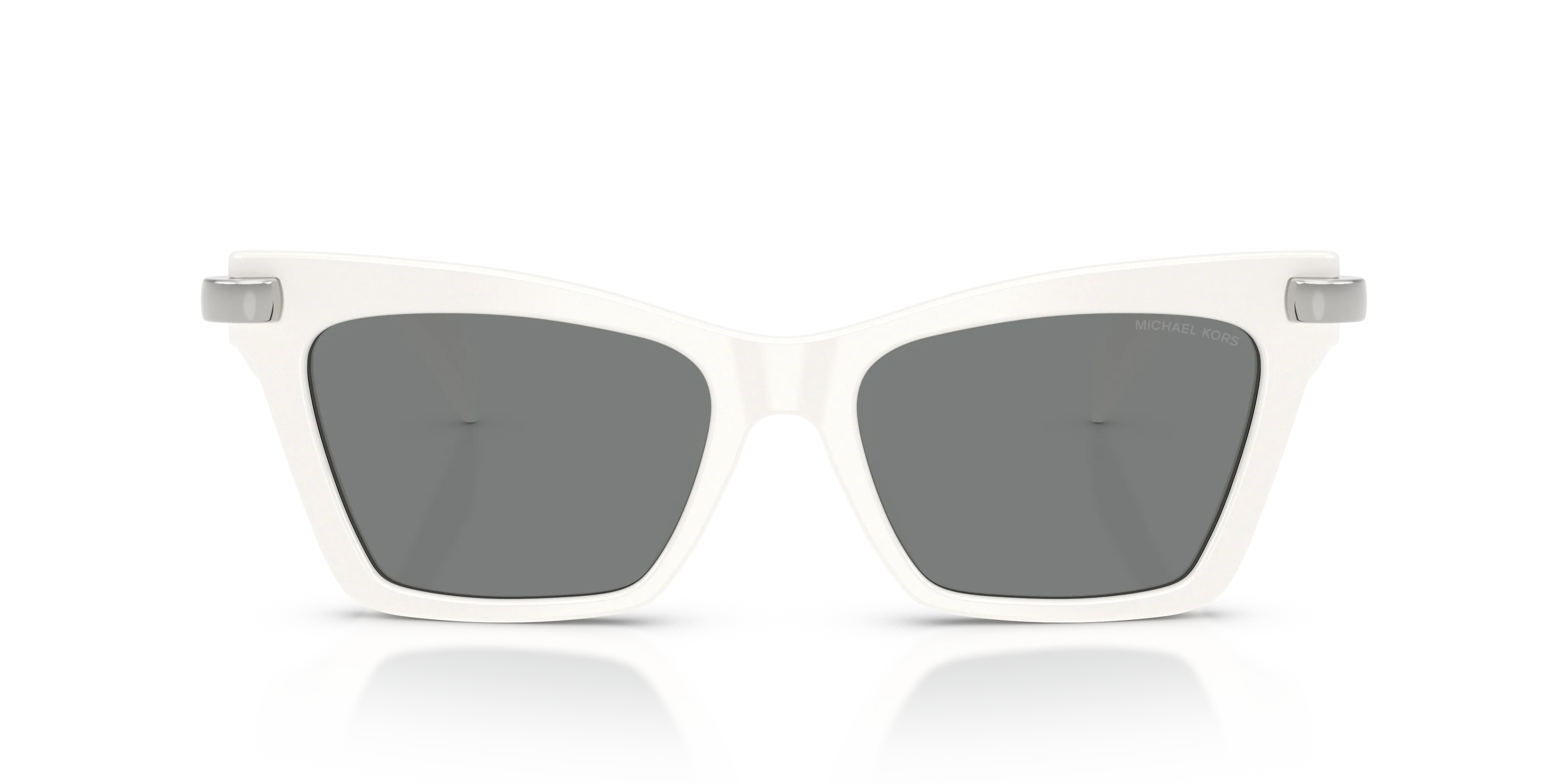 Michael Kors MK2276U GRAND CAYMAN 405287 Occhiali da sole Acetato Bianco Grigio Cat Eye Normale - immagine 3