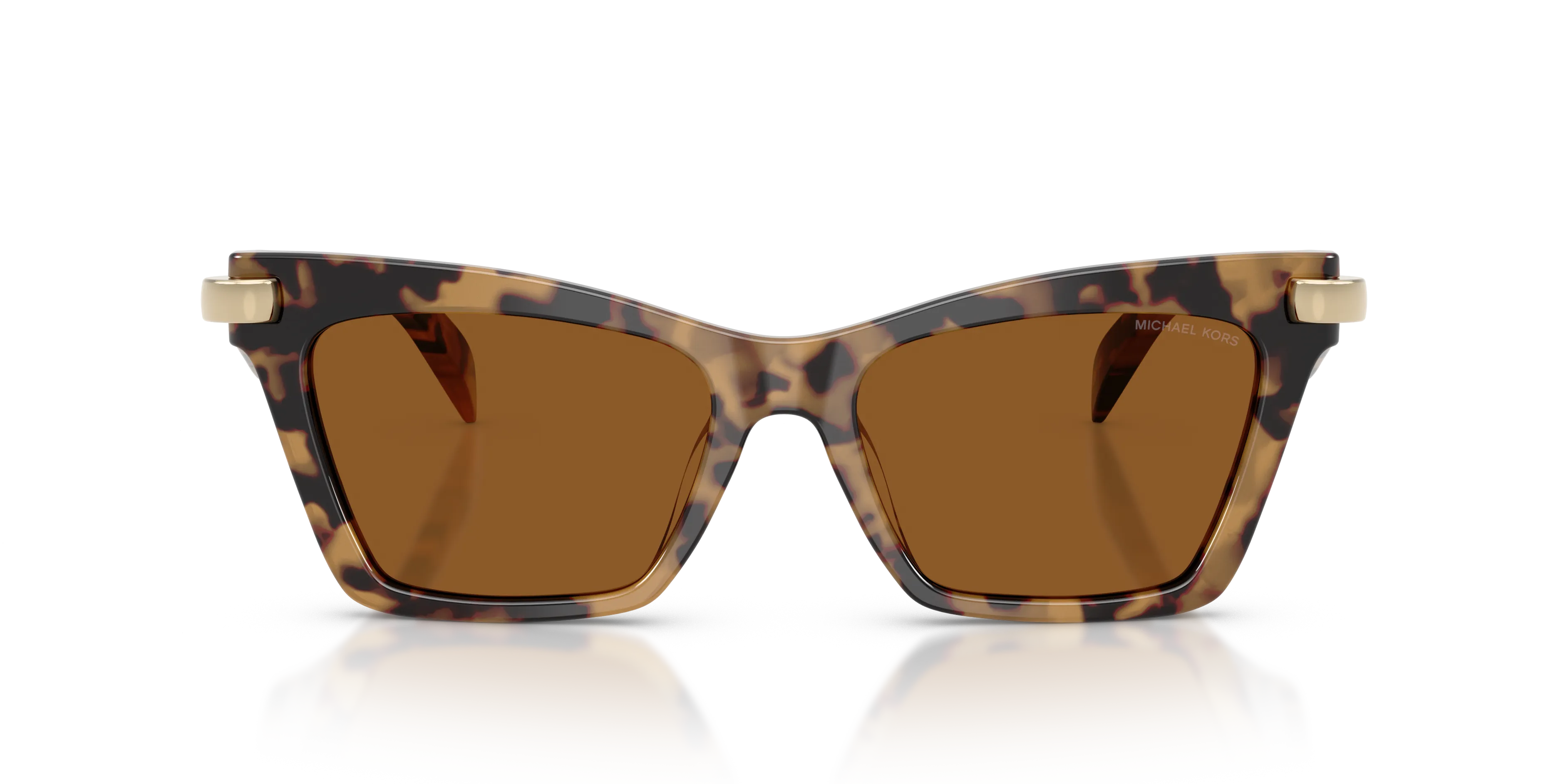 Michael Kors MK2276U GRAND CAYMAN 393073 Occhiali da sole Acetato Tartaruga Marrone Cat Eye Normale - immagine 3