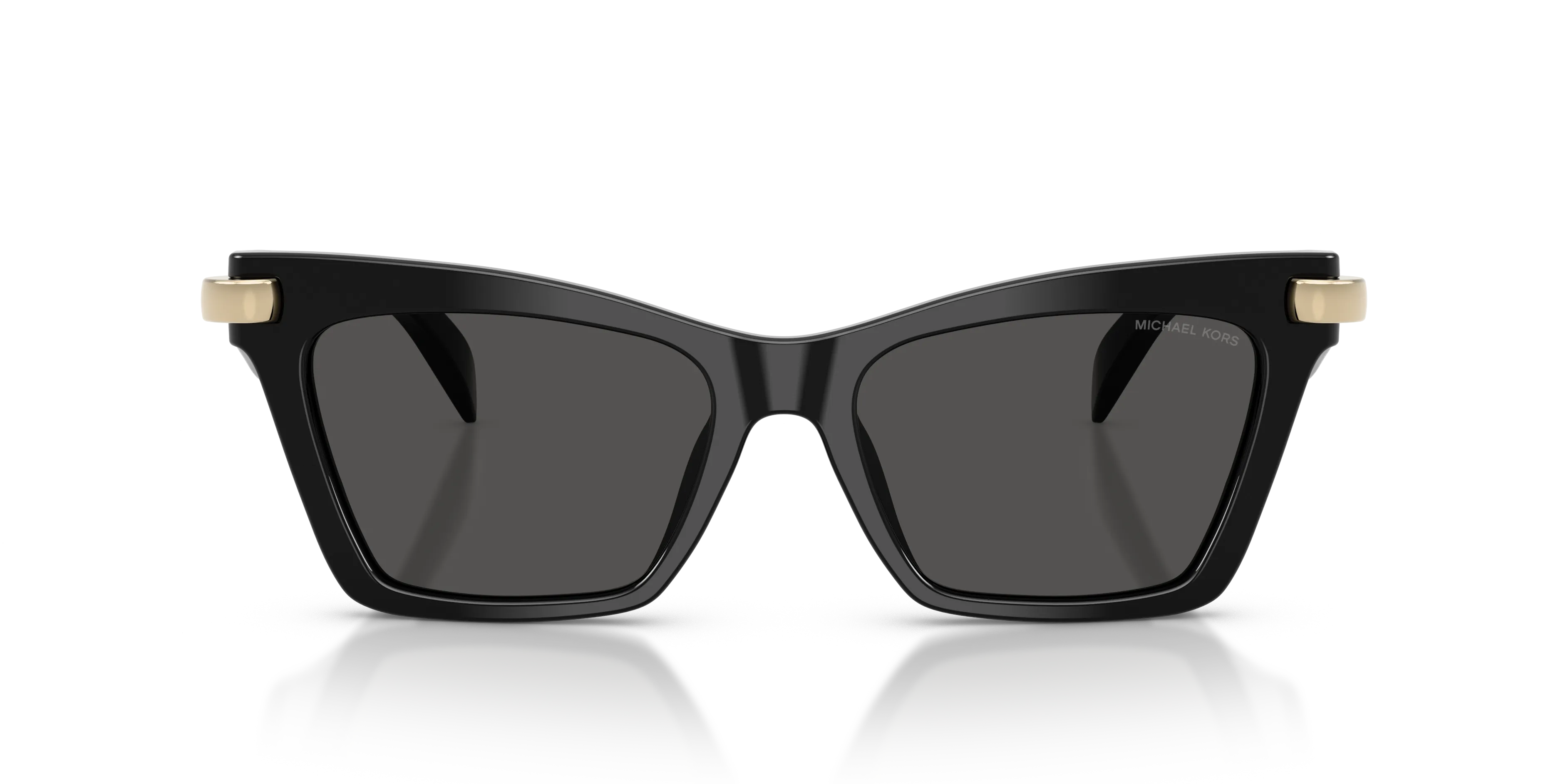Michael Kors MK2276U GRAND CAYMAN 300587 Occhiali da sole Acetato Nero Grigio Cat Eye Normale - immagine 3