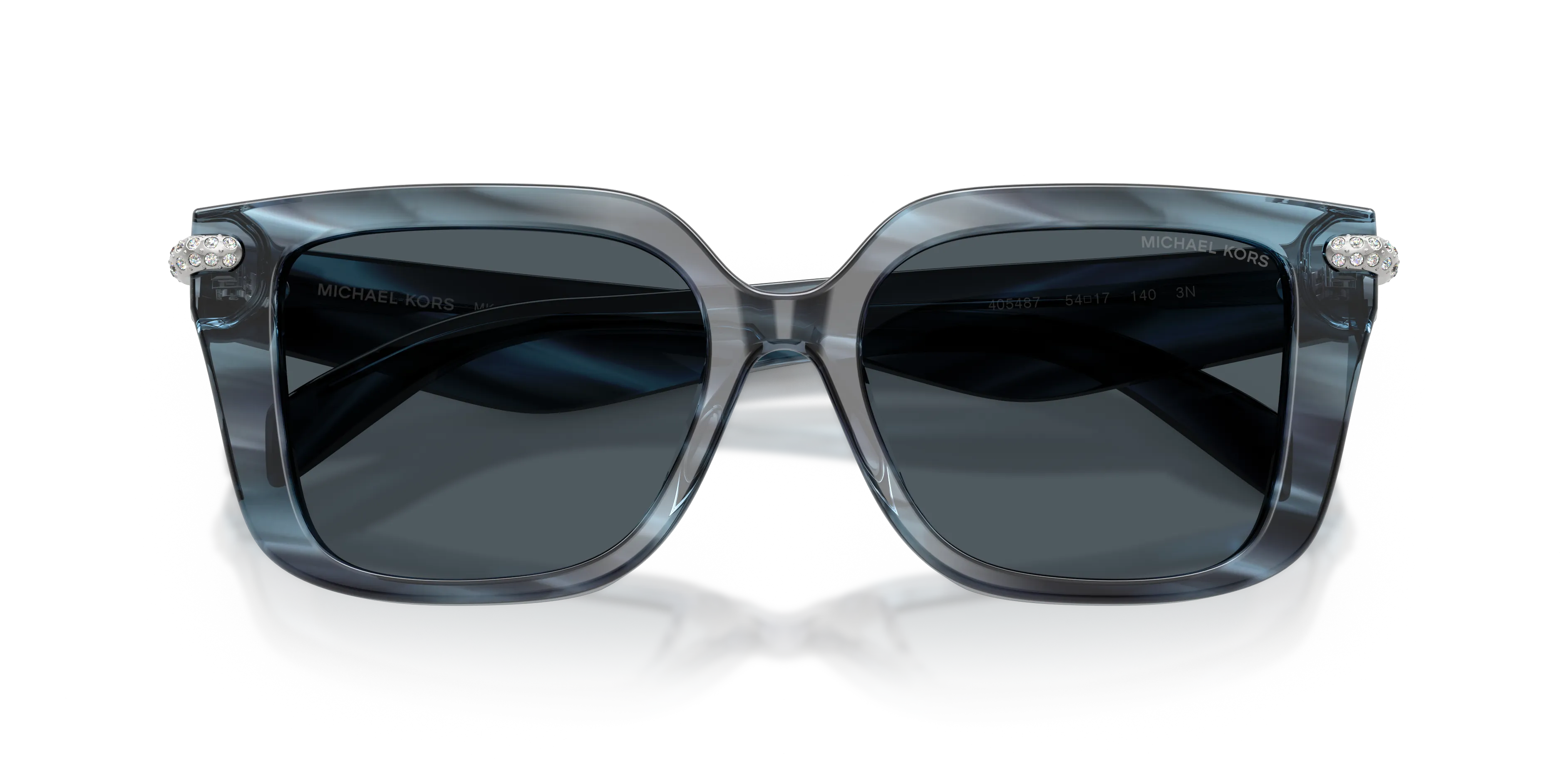 Michael Kors MK2275BU SANTO DOMINGO 405487 Occhiali da sole Acetato Blu Blu Squadrata Normale - immagine 2