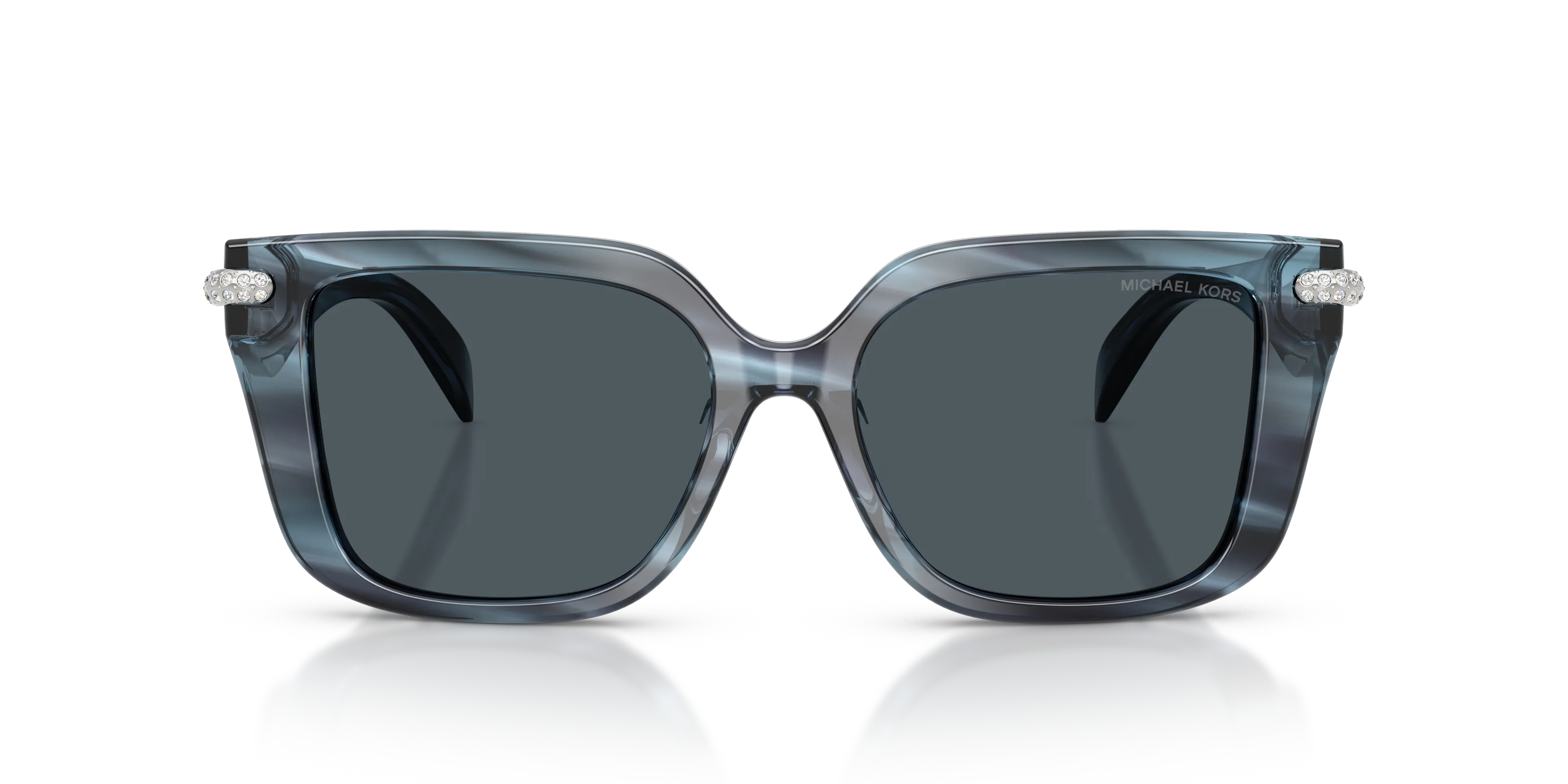 Michael Kors MK2275BU SANTO DOMINGO 405487 Occhiali da sole Acetato Blu Blu Squadrata Normale - immagine 3