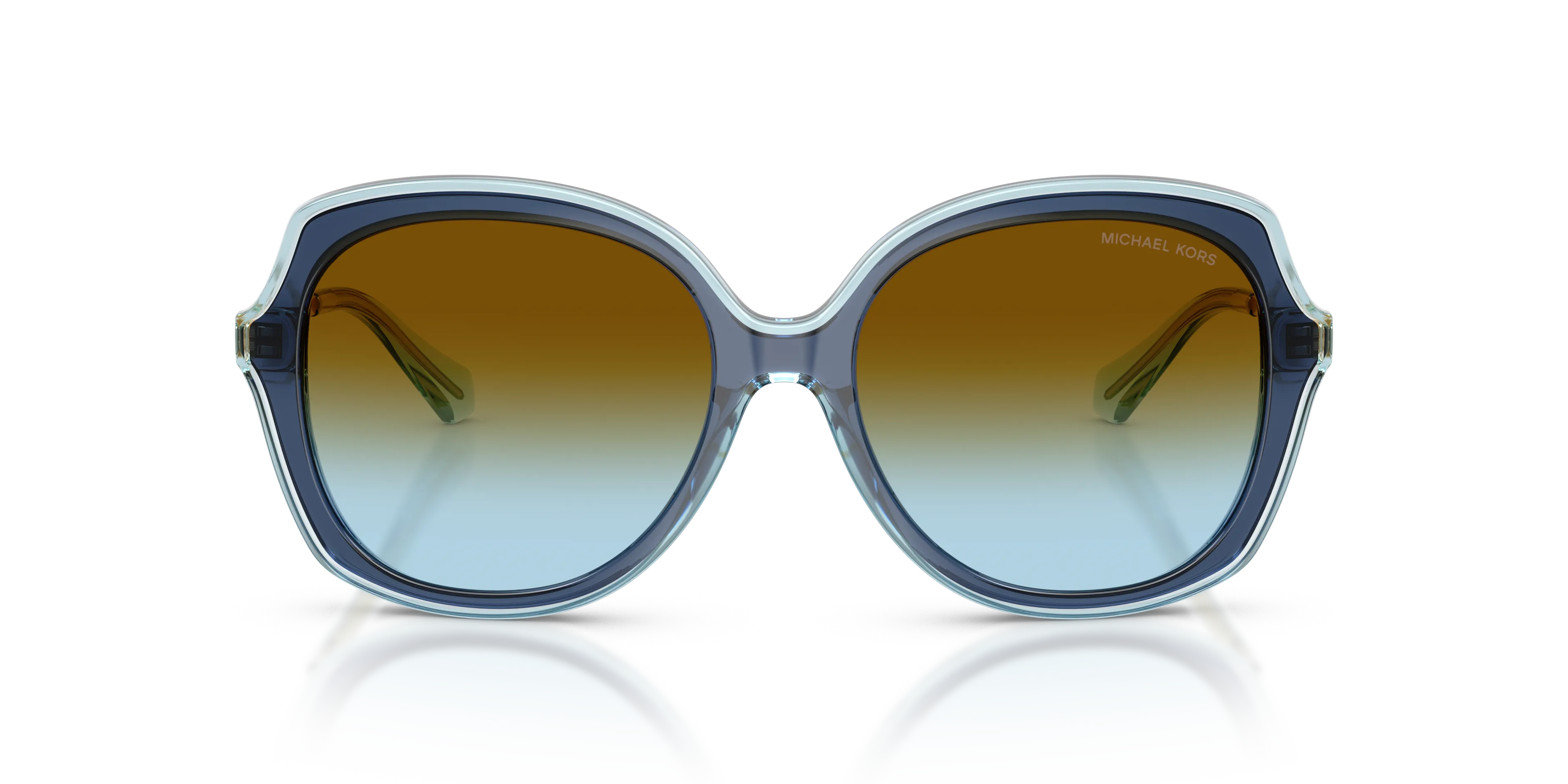 Michael Kors MK2273U CANARY ISLANDS 40315D Occhiali da sole Iniettato Blu Marrone Squadrata Normale - immagine 3
