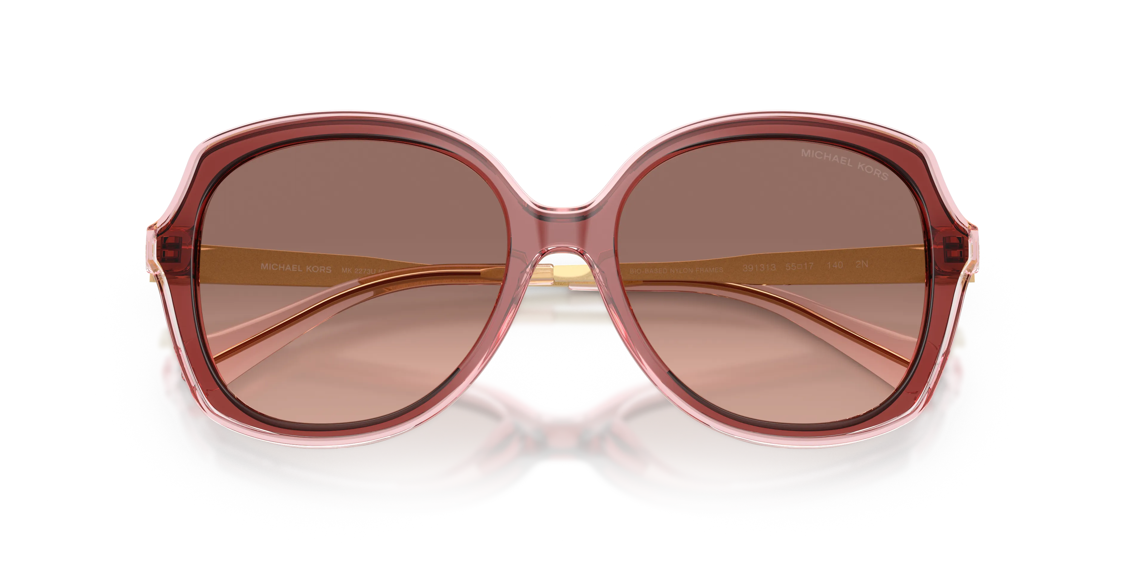 Michael Kors MK2273U CANARY ISLANDS 391313 Occhiali da sole Iniettato Marrone Marrone Squadrata Normale - immagine 2