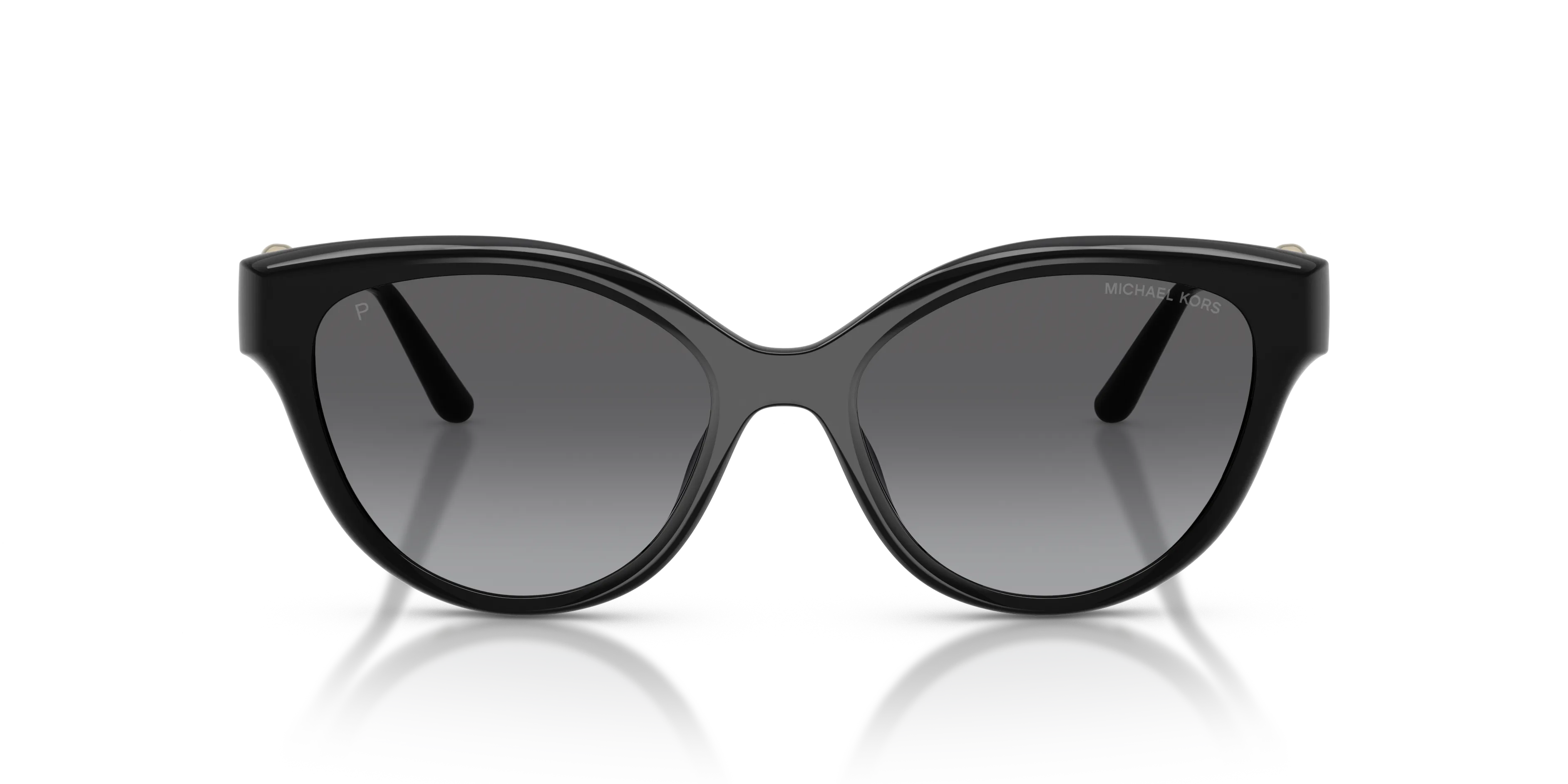 Michael Kors MK2271U NAGOYA 3005T3 Occhiali da sole Iniettato Nero Grigio Cat Eye Polarizzata - immagine 3