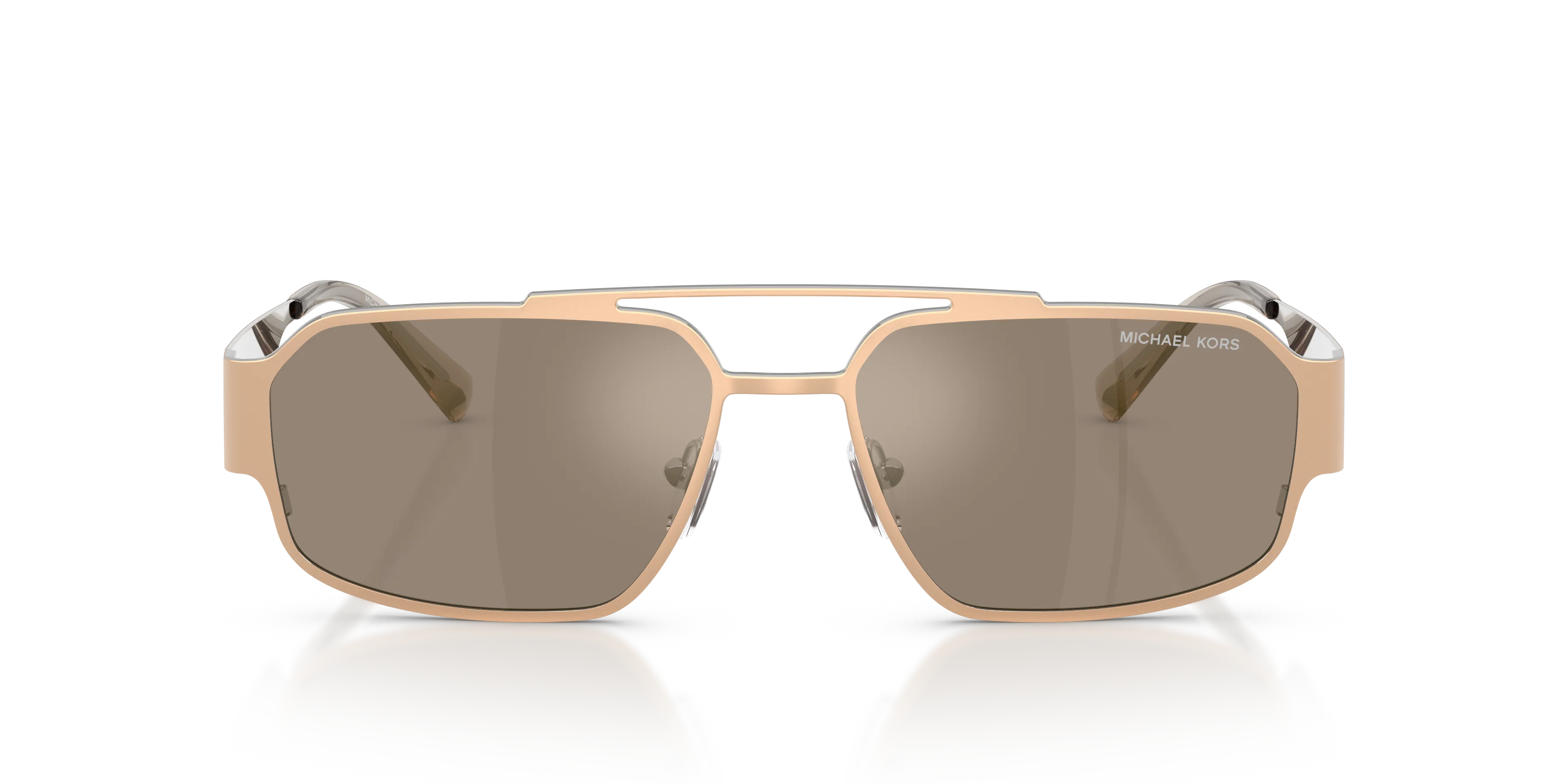 Michael Kors MK1182 CAPE TOWN 10145A Occhiali da sole Metallo Oro Marrone Squadrata Normale - immagine 3