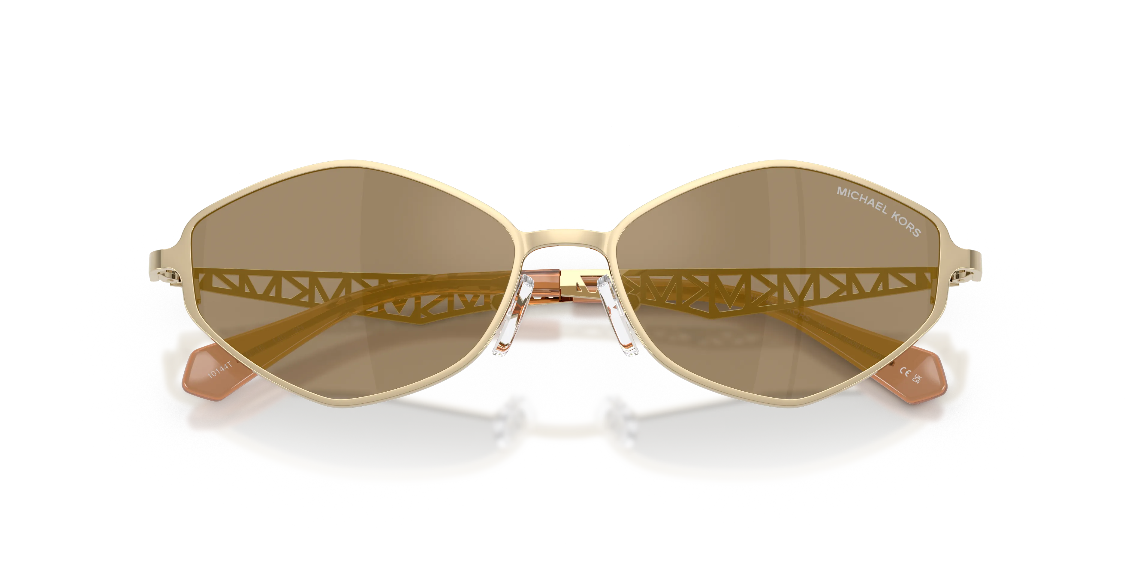 Michael Kors MK1181 GOLD COAST 10144T Occhiali da sole Metallo Oro Grigio Geometrica Normale - immagine 2