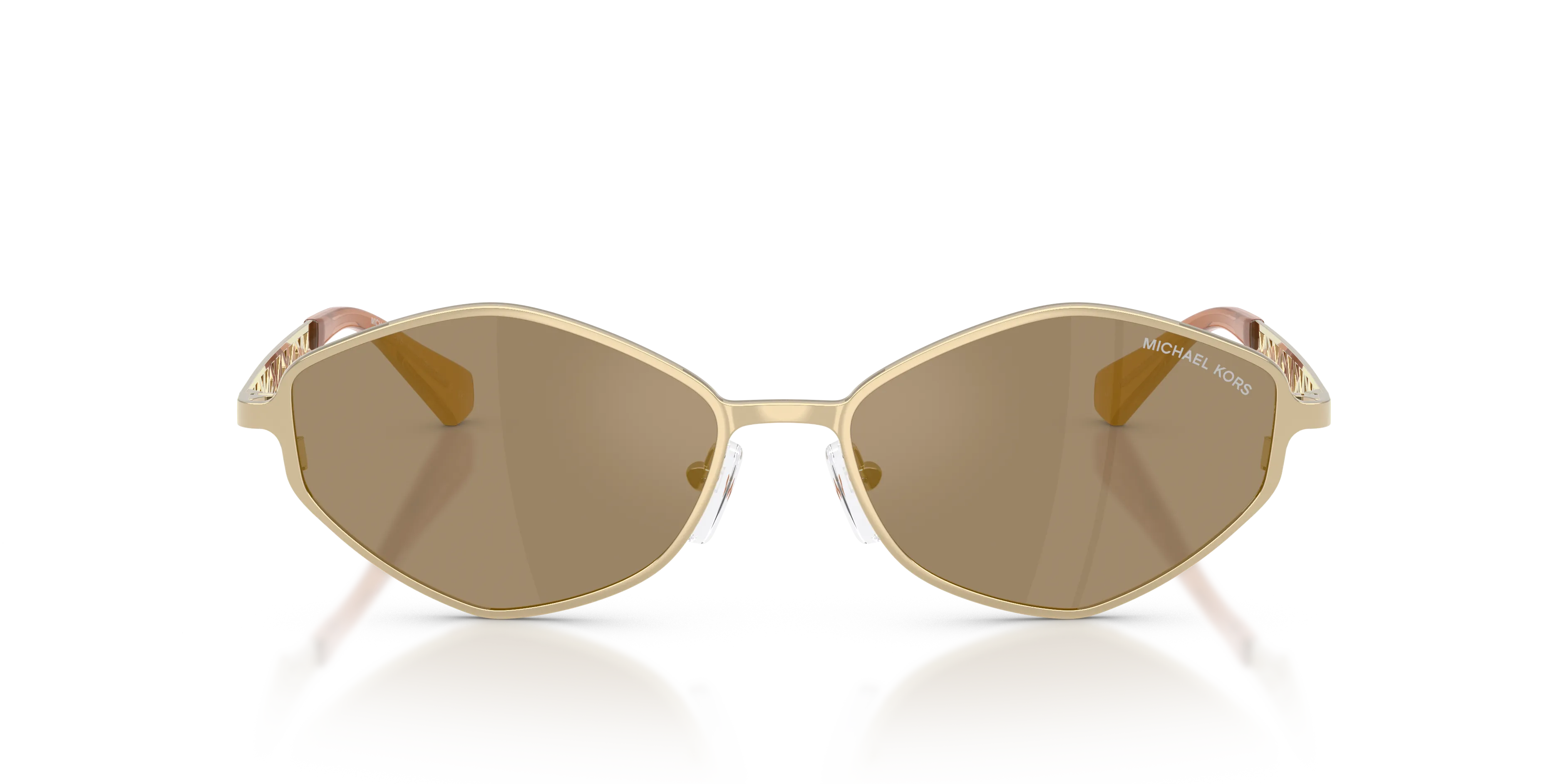 Michael Kors MK1181 GOLD COAST 10144T Occhiali da sole Metallo Oro Grigio Geometrica Normale - immagine 3