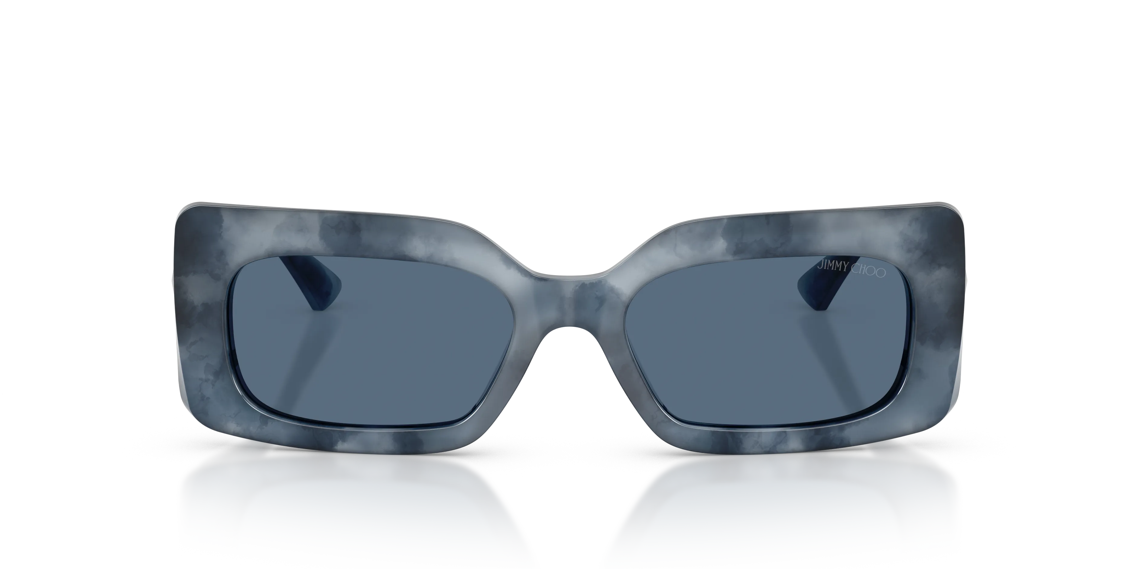 Jimmy Choo JC5067 510980 Occhiali da sole Acetato Blu Blu Squadrata Normale - immagine 3
