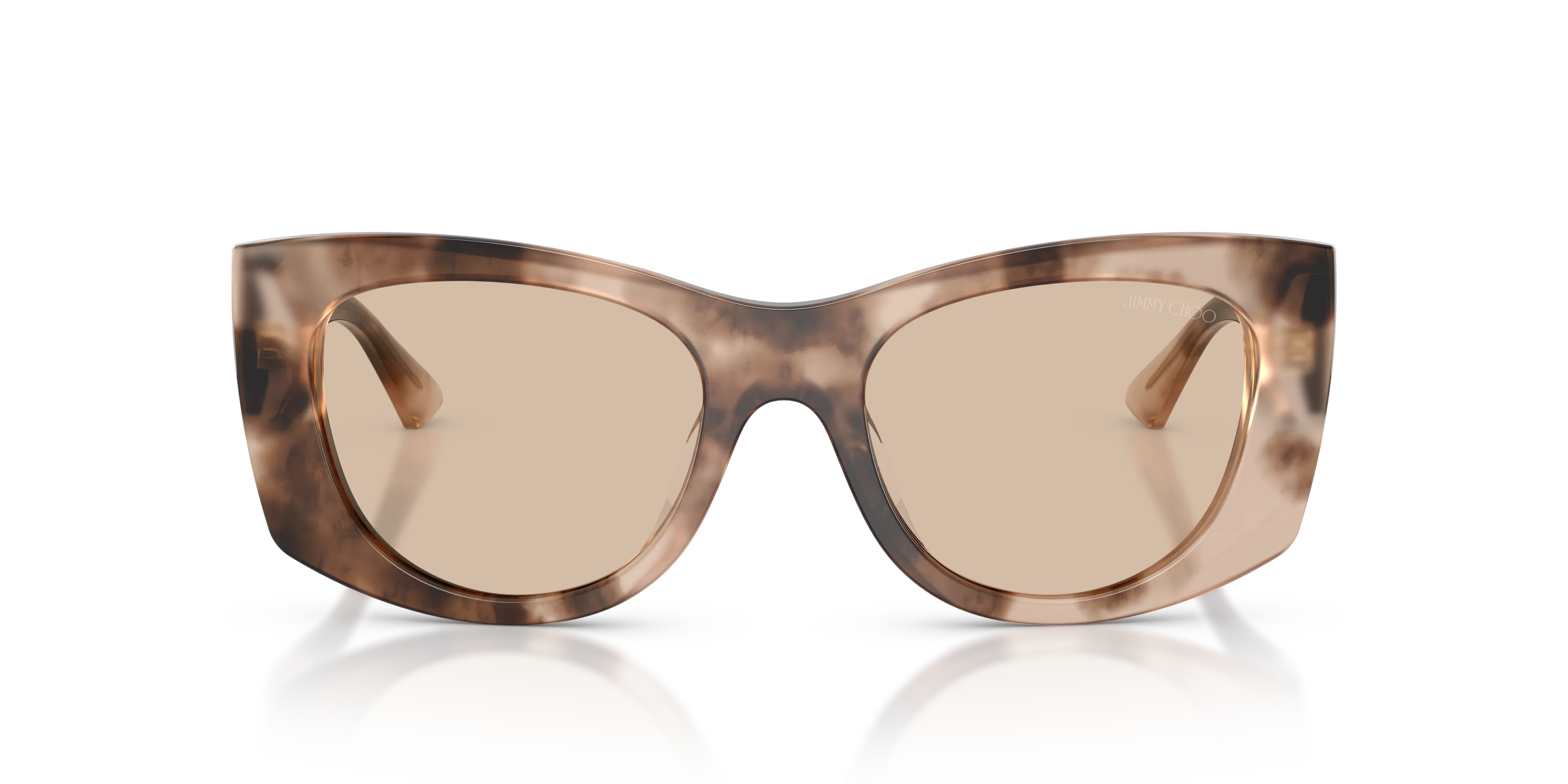 Jimmy Choo JC5066U 509793 Occhiali da sole Acetato Tartaruga Marrone Farfalla Normale - immagine 3