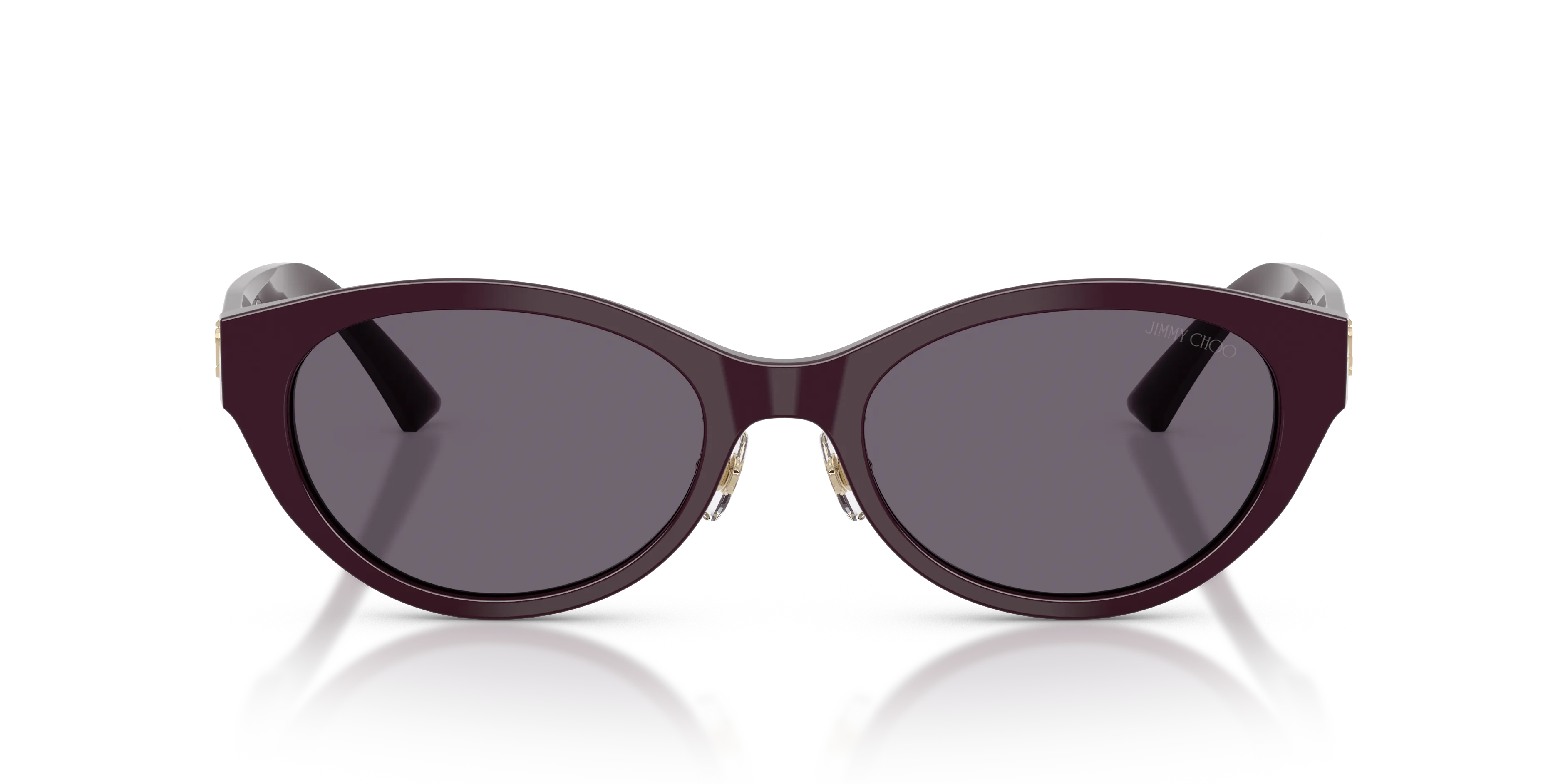 Jimmy Choo JC5064D 50751A Occhiali da sole Acetato Viola Viola Rotonda Normale - immagine 3