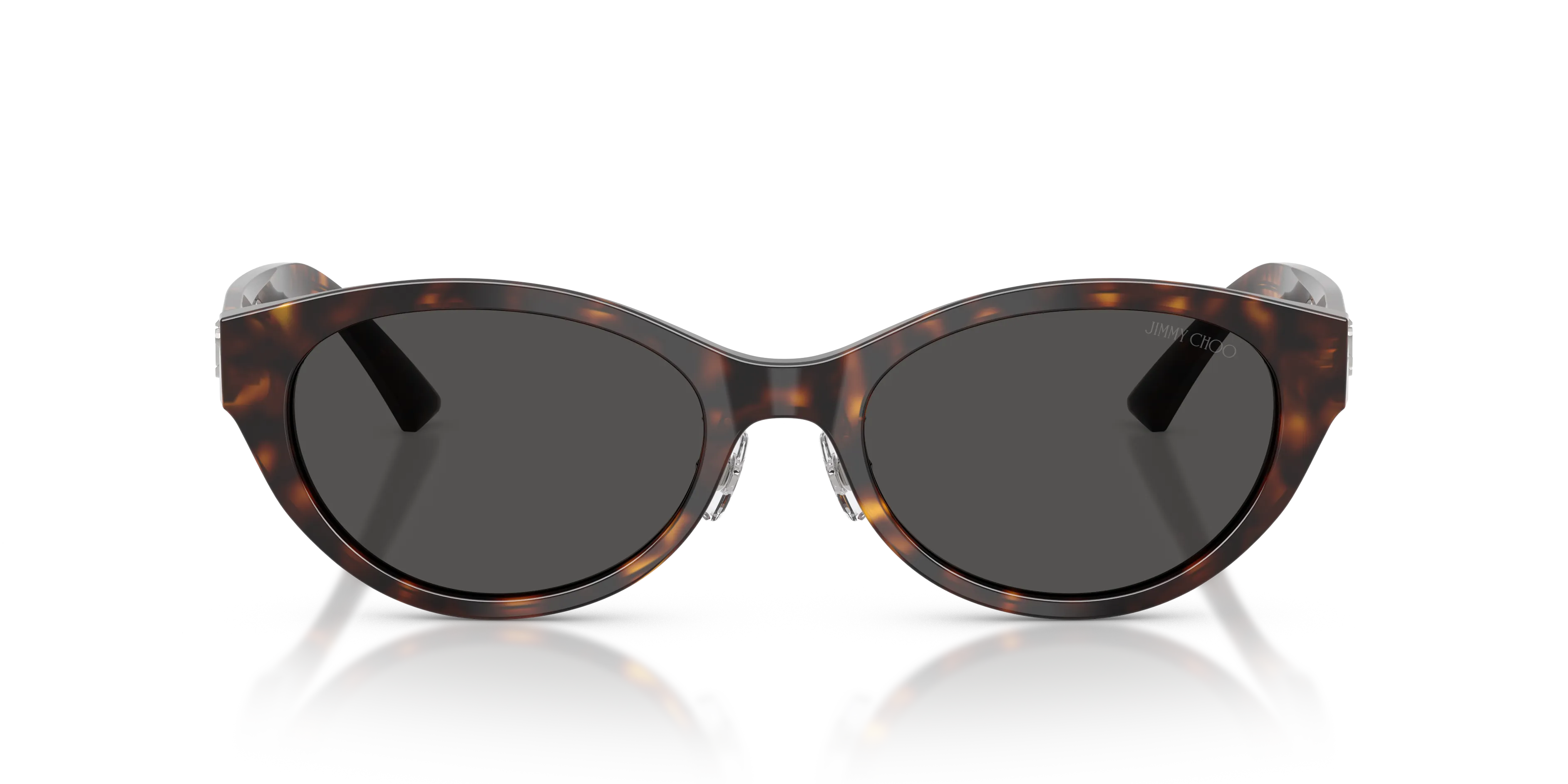 Jimmy Choo JC5064D 500287 Occhiali da sole Acetato Tartaruga Grigio Rotonda Normale - immagine 3