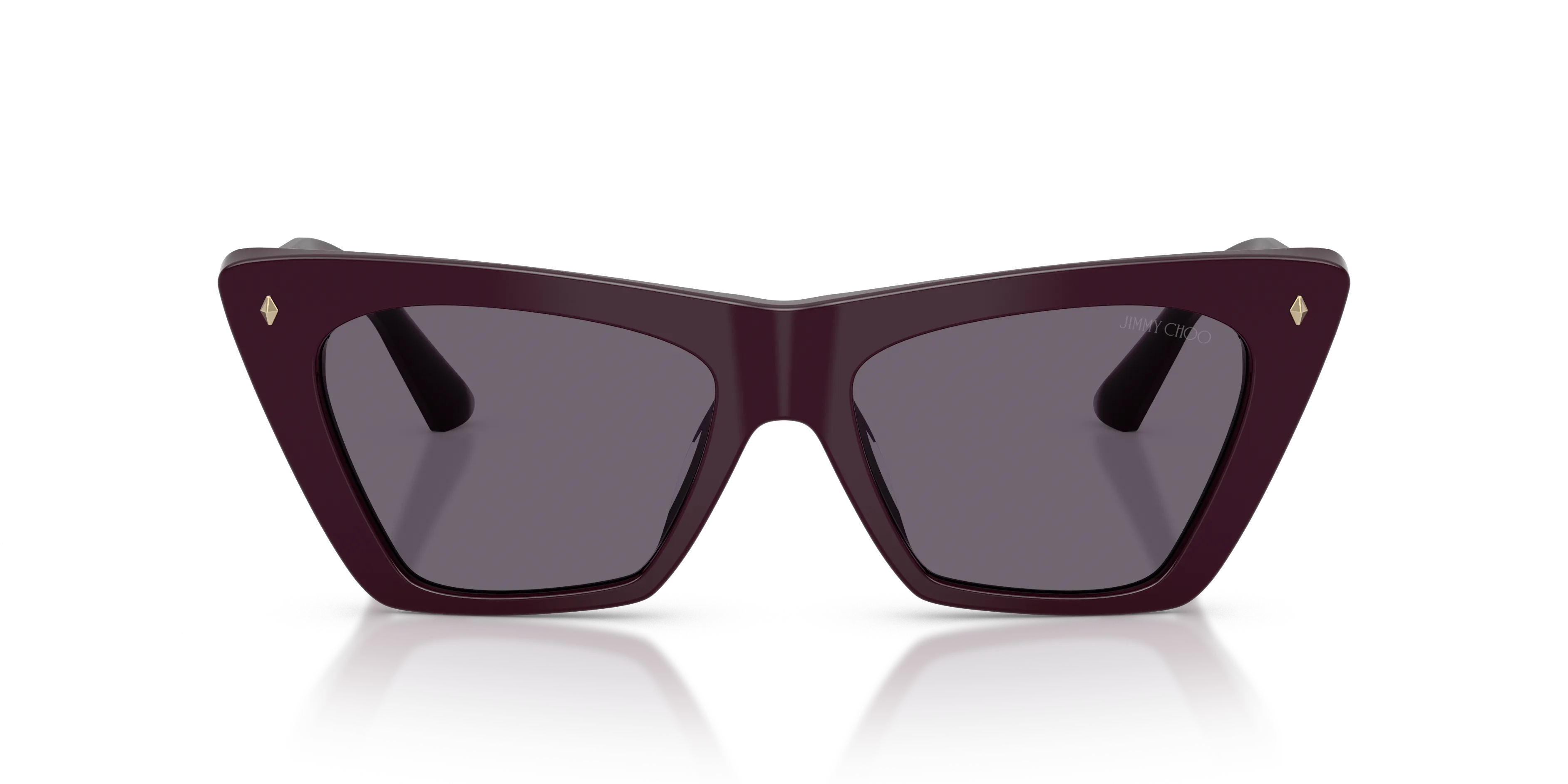 Jimmy Choo JC5062U 50751A Occhiali da sole Acetato Viola Viola Cat Eye Normale - immagine 3