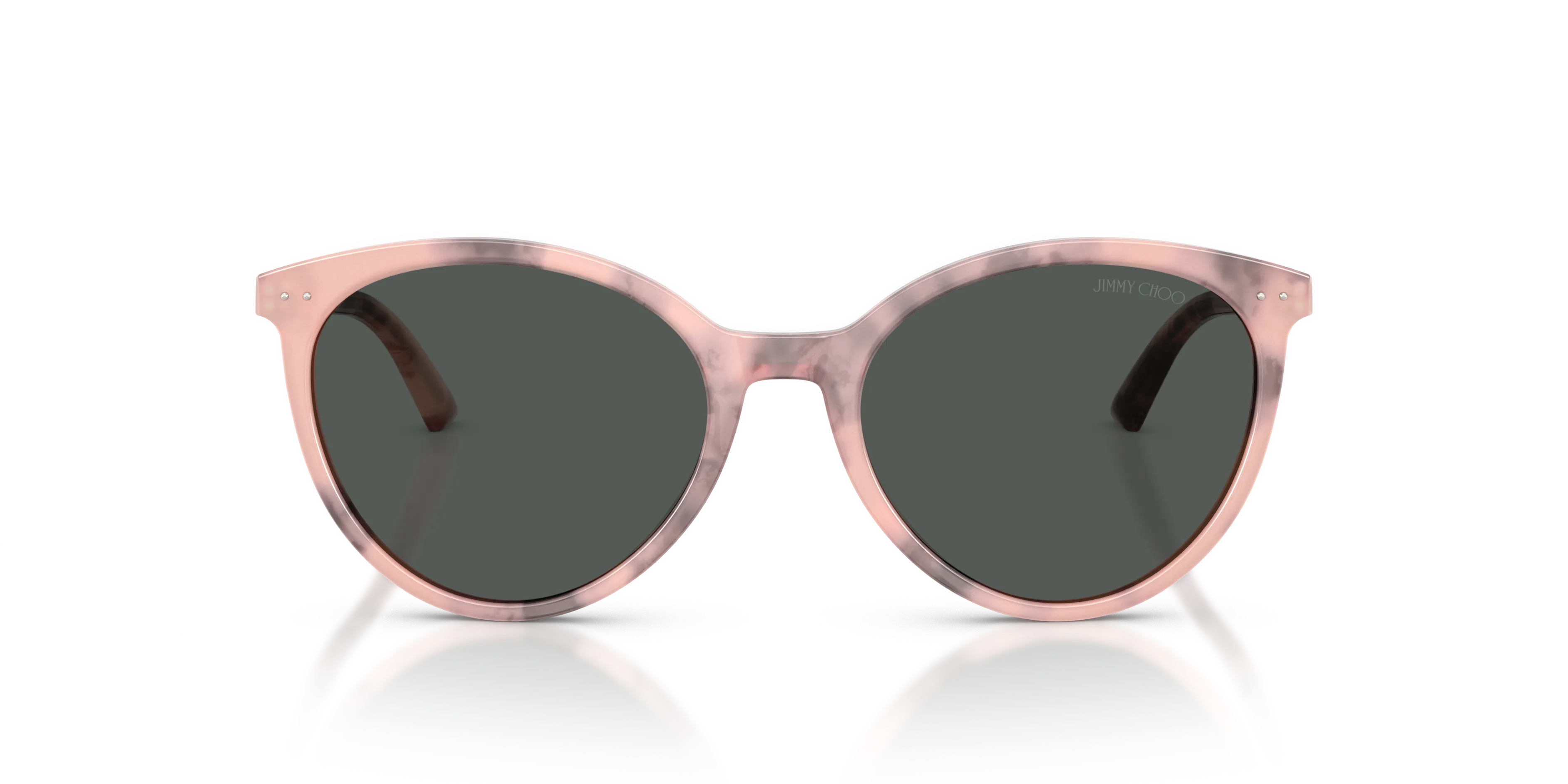 Jimmy Choo JC5060 509887 Occhiali da sole Acetato Rosa Grigio Pantos Normale - immagine 3