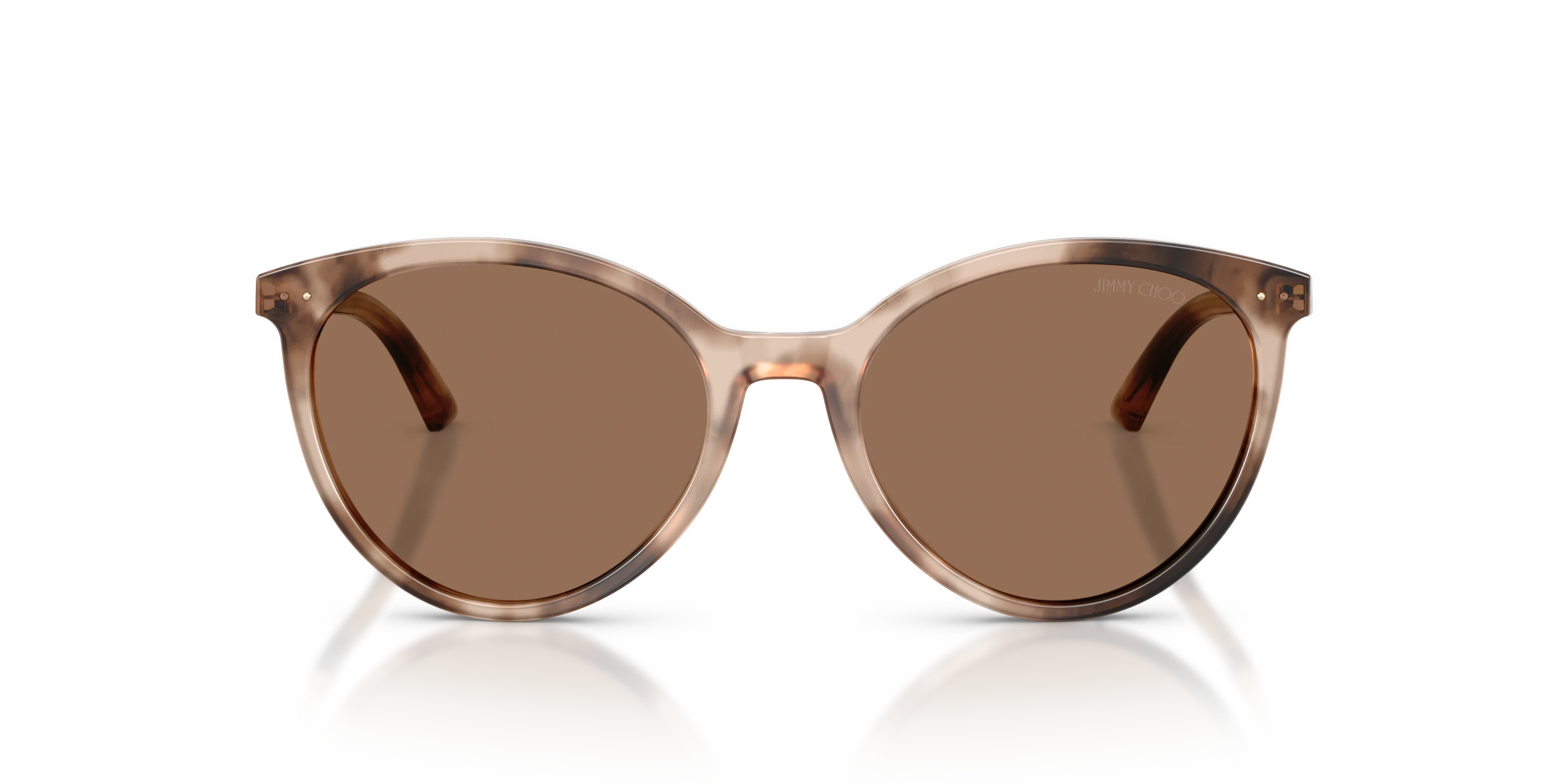 Jimmy Choo JC5060 509773 Occhiali da sole Acetato Tartaruga Marrone Pantos Normale - immagine 3