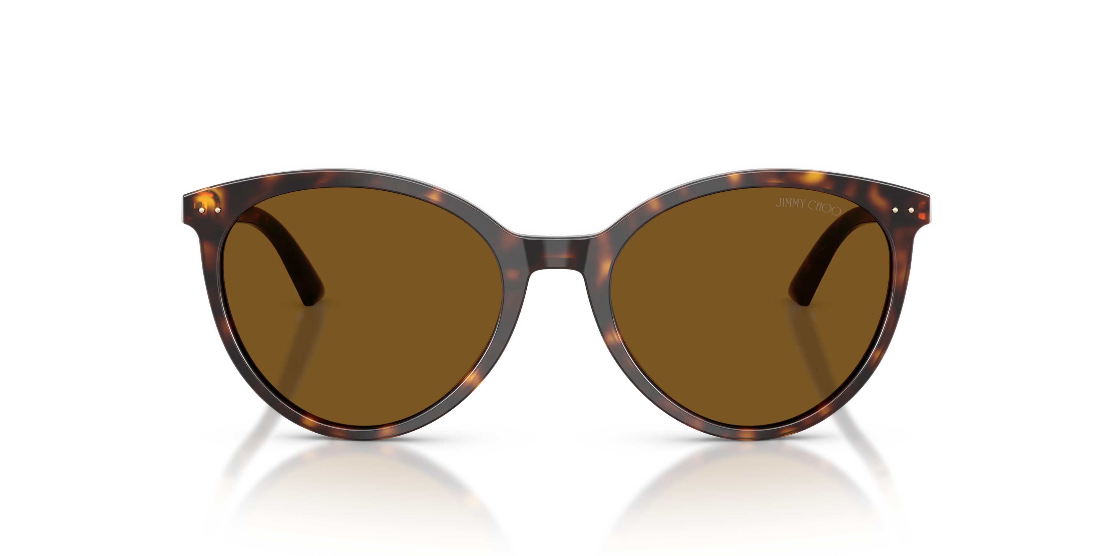 Jimmy Choo JC5060 500283 Occhiali da sole Acetato Tartaruga Marrone Pantos Polarizzata - immagine 3