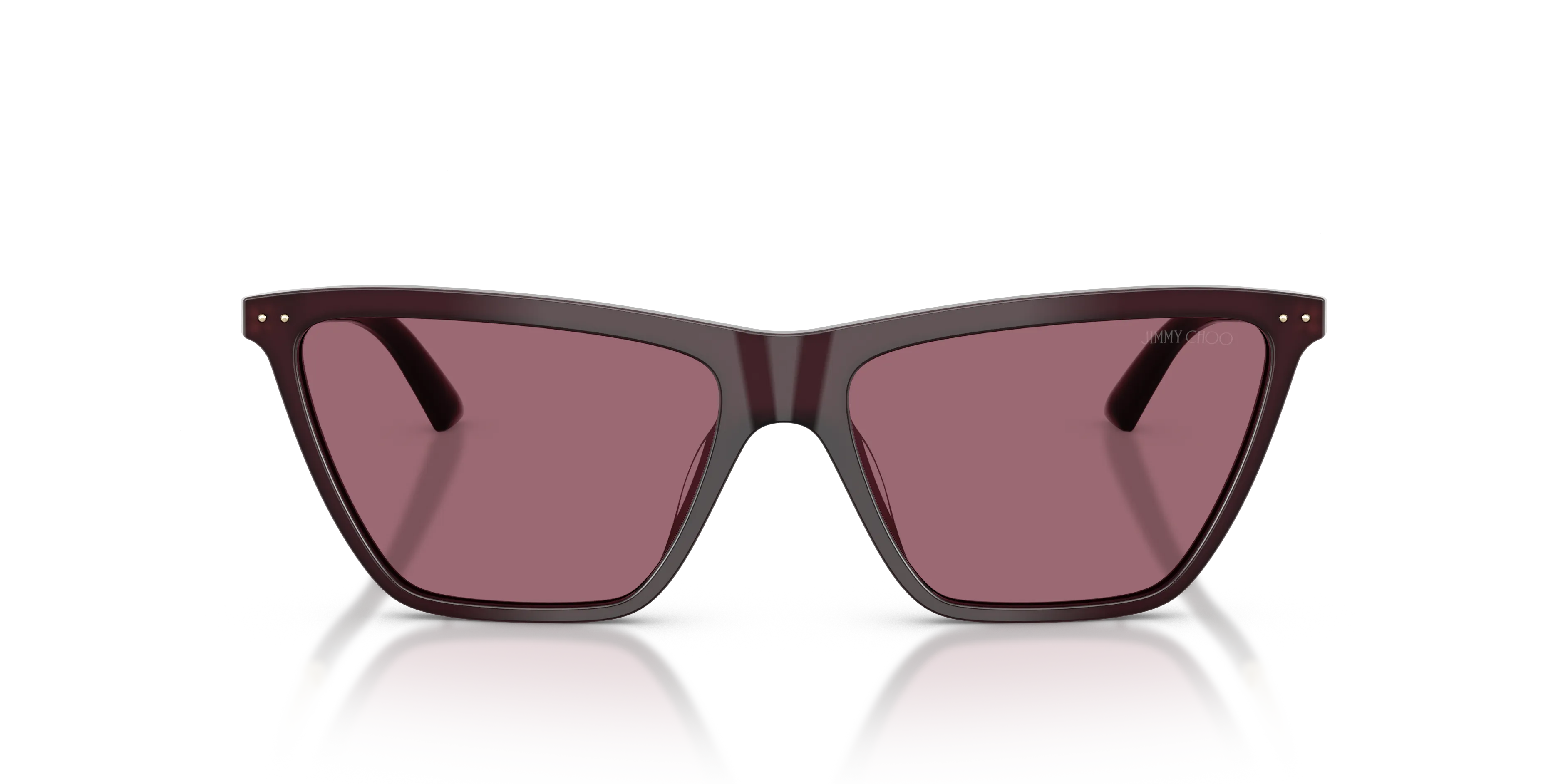 Jimmy Choo JC5059U 50861A Occhiali da sole Acetato Viola Viola Cat Eye Normale - immagine 3